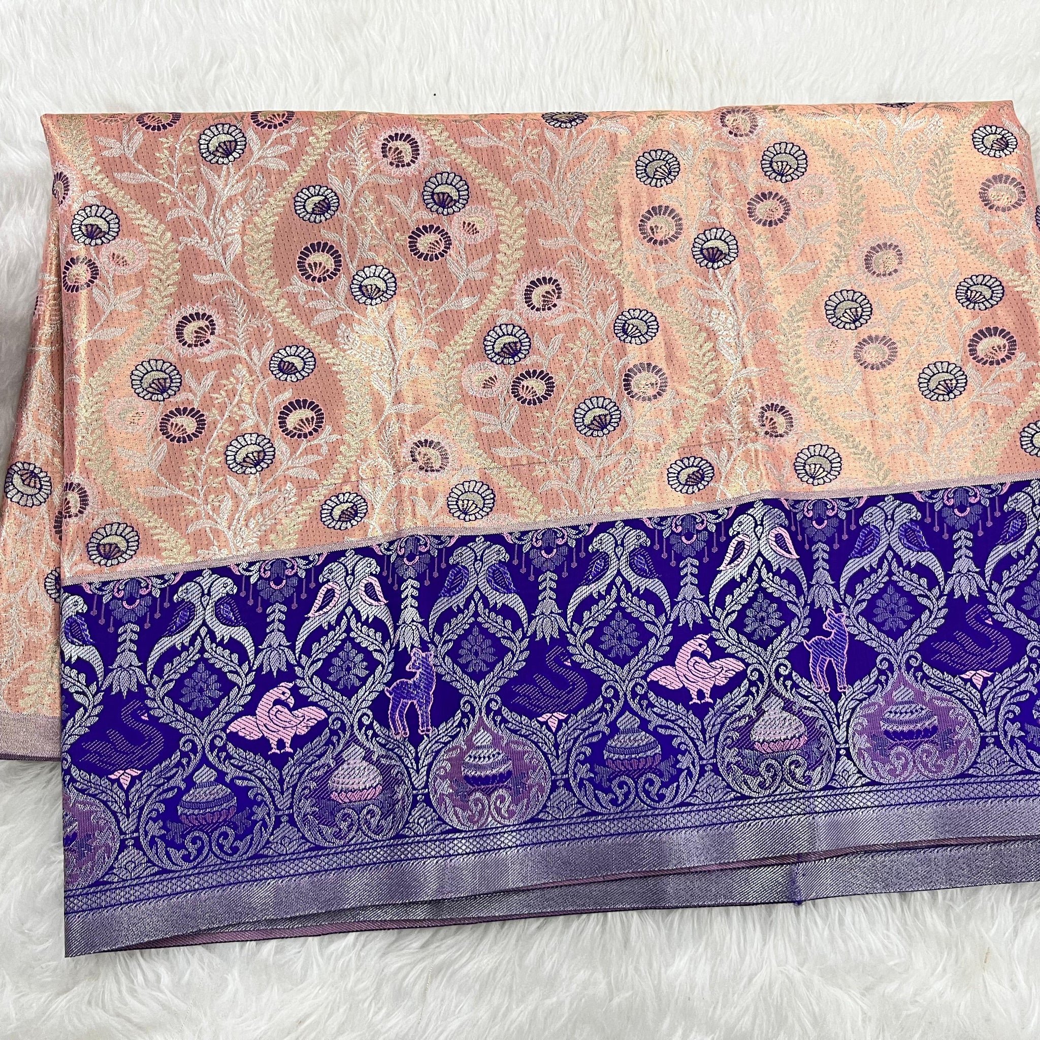 (2–5  Year) Lehenga – Unstitched (Blouse + Material)