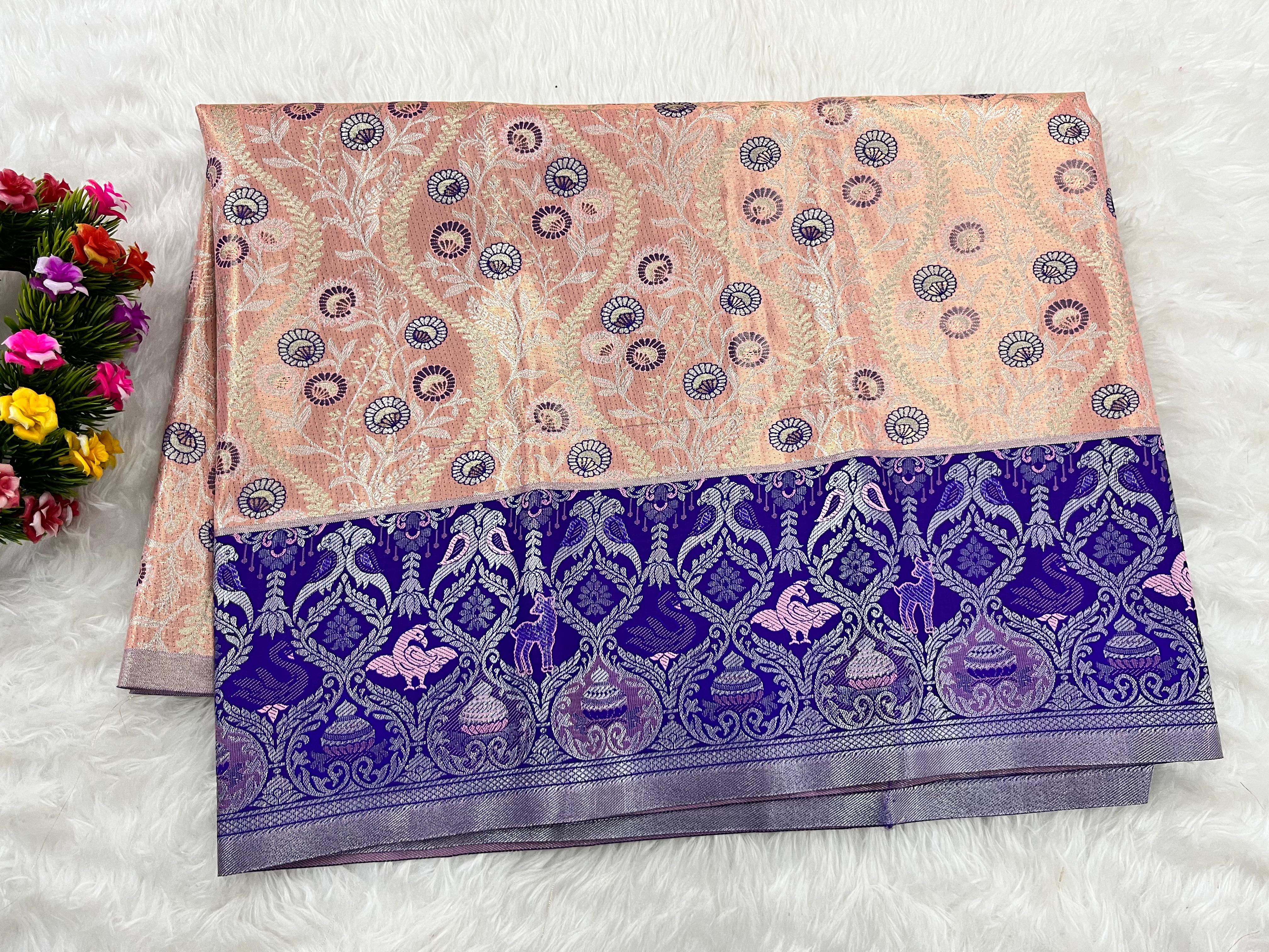 (2–5  Year) Lehenga – Unstitched (Blouse + Material)