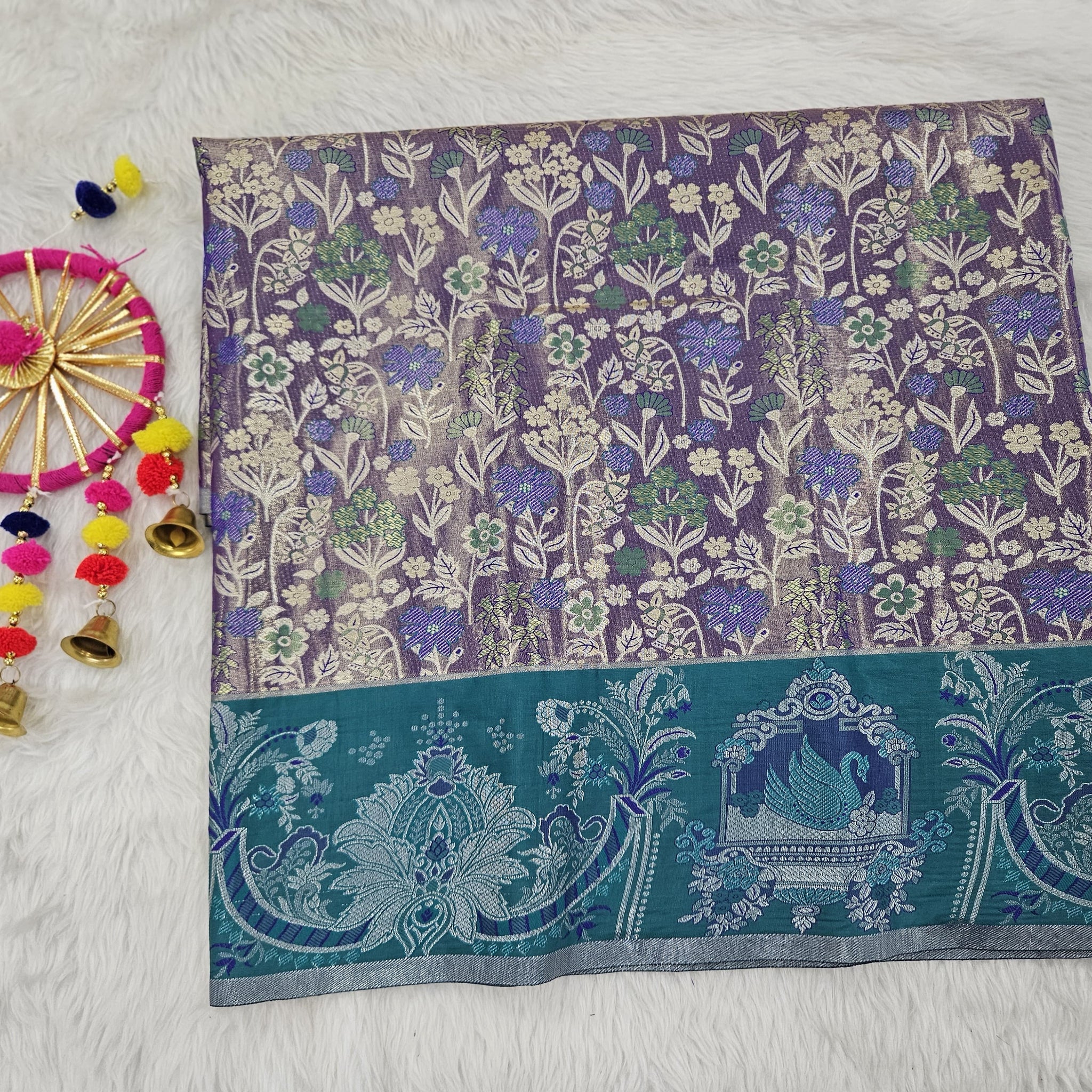 (2–5  Year) Lehenga – Unstitched (Blouse + Material)