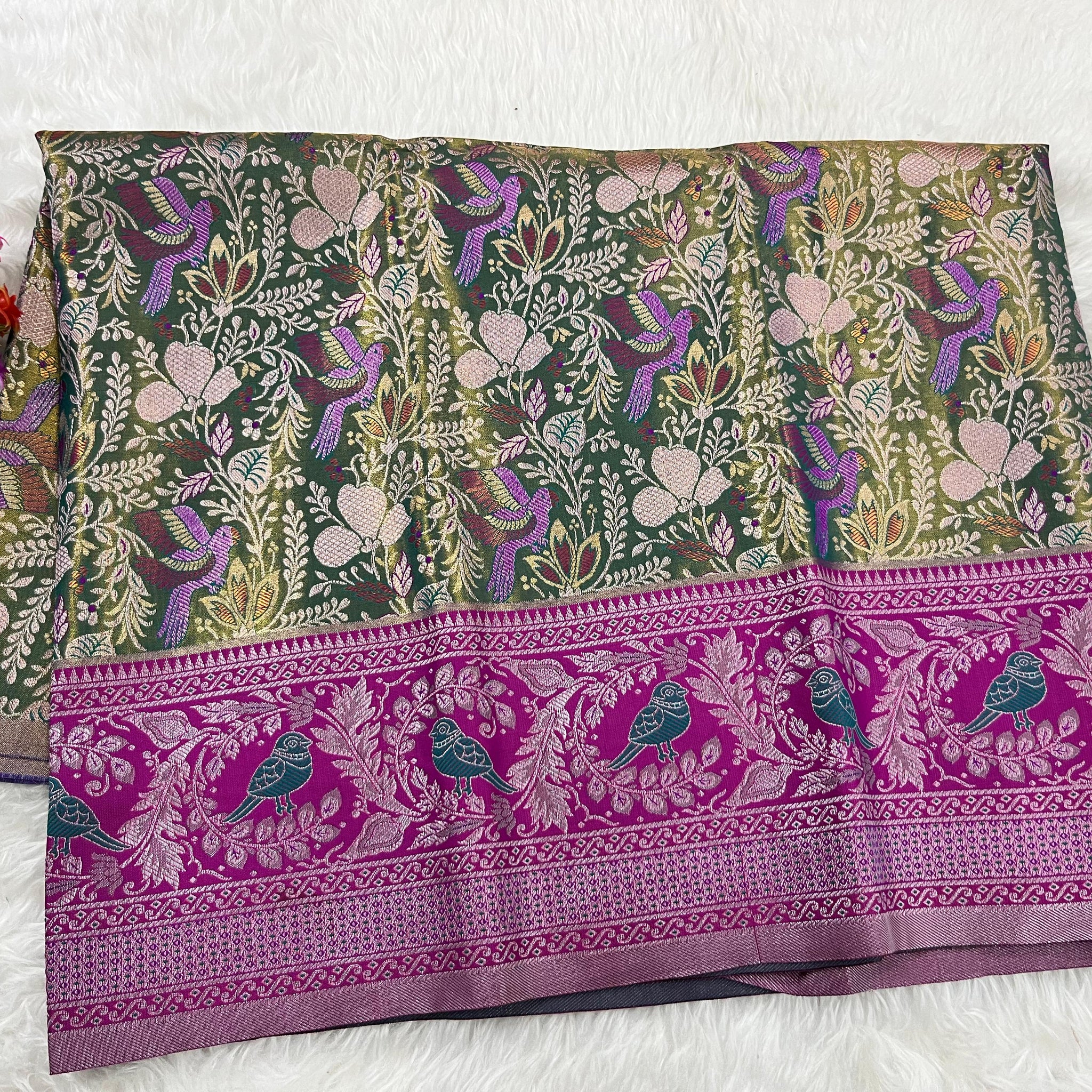 (2–5  Year) Lehenga – Unstitched (Blouse + Material)