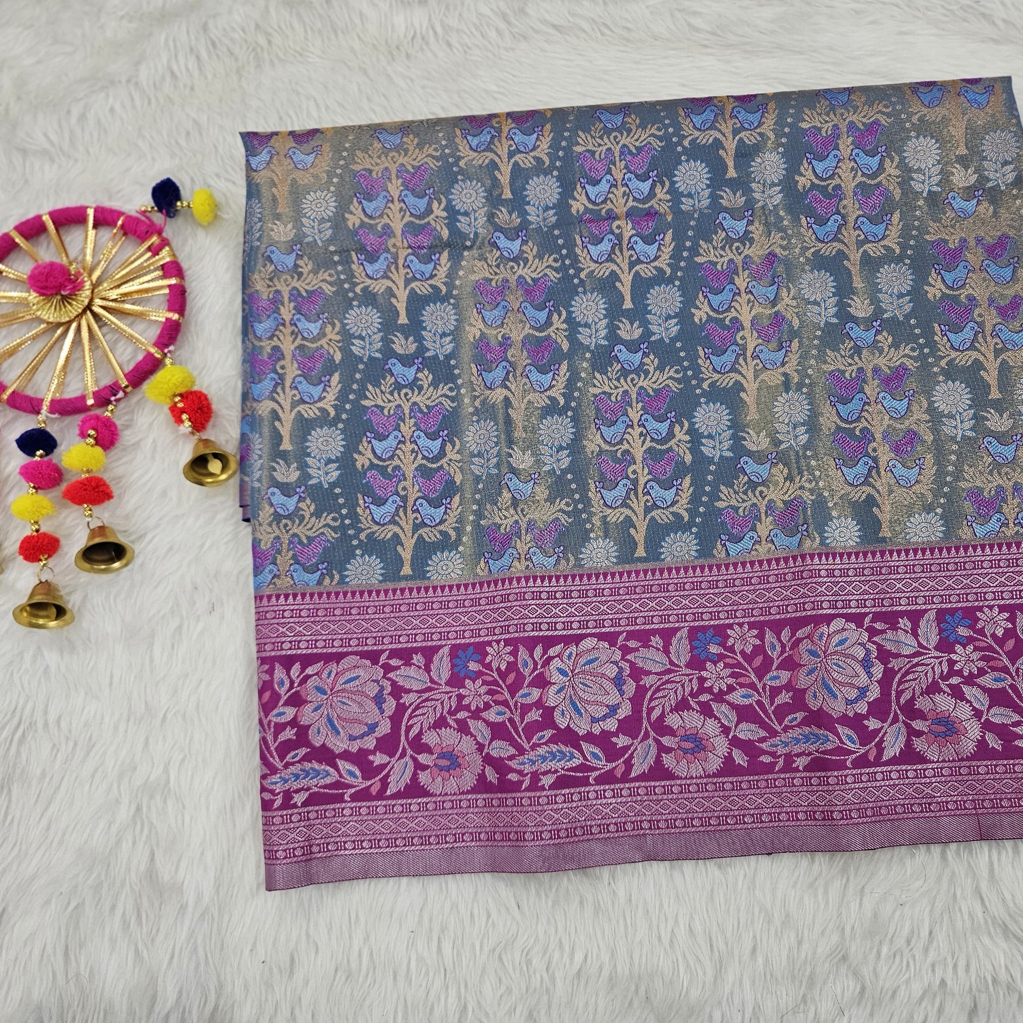 (2–5  Year) Lehenga – Unstitched (Blouse + Material)