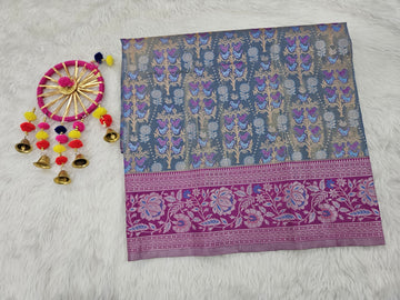 (2–5  Year) Lehenga – Unstitched (Blouse + Material)