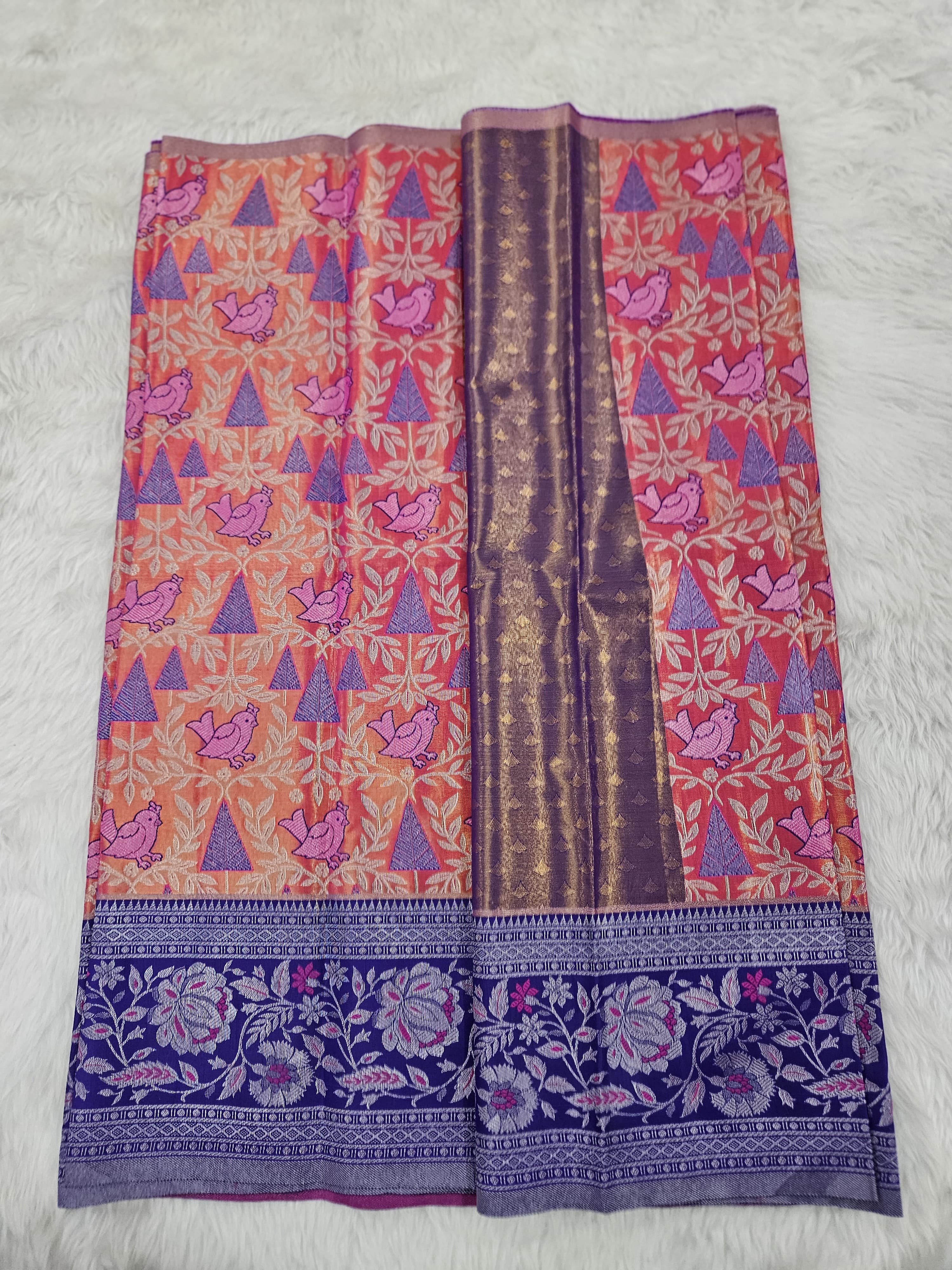 (2–5  Year) Lehenga – Unstitched (Blouse + Material)