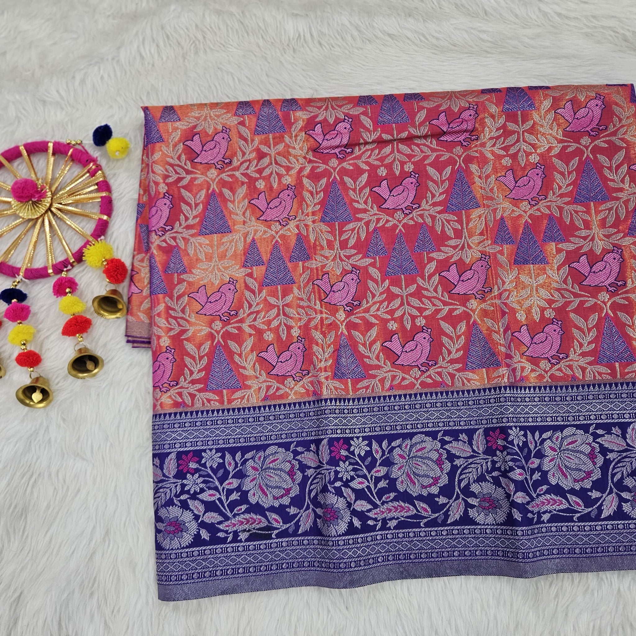 (2–5  Year) Lehenga – Unstitched (Blouse + Material)