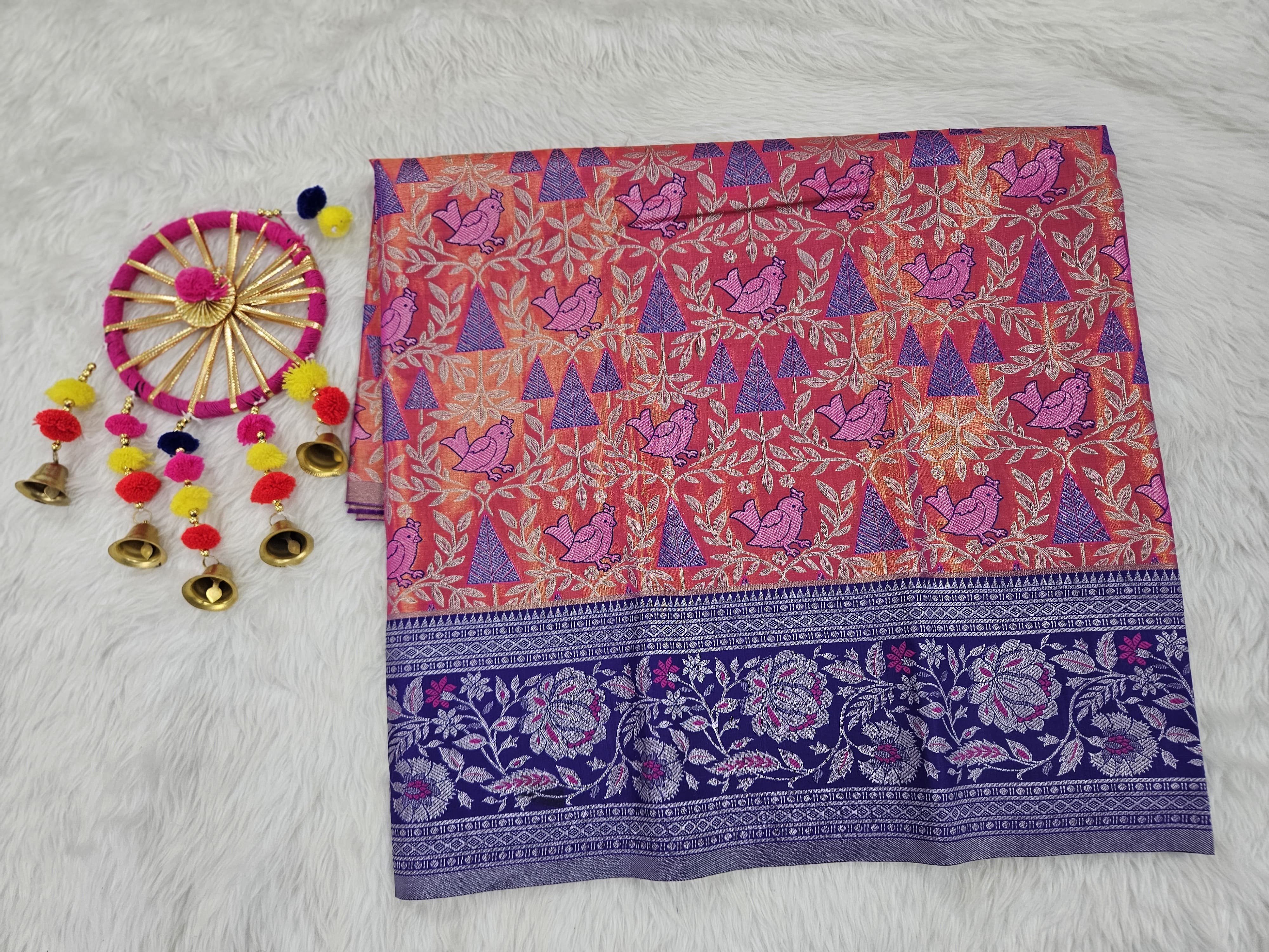 (2–5  Year) Lehenga – Unstitched (Blouse + Material)