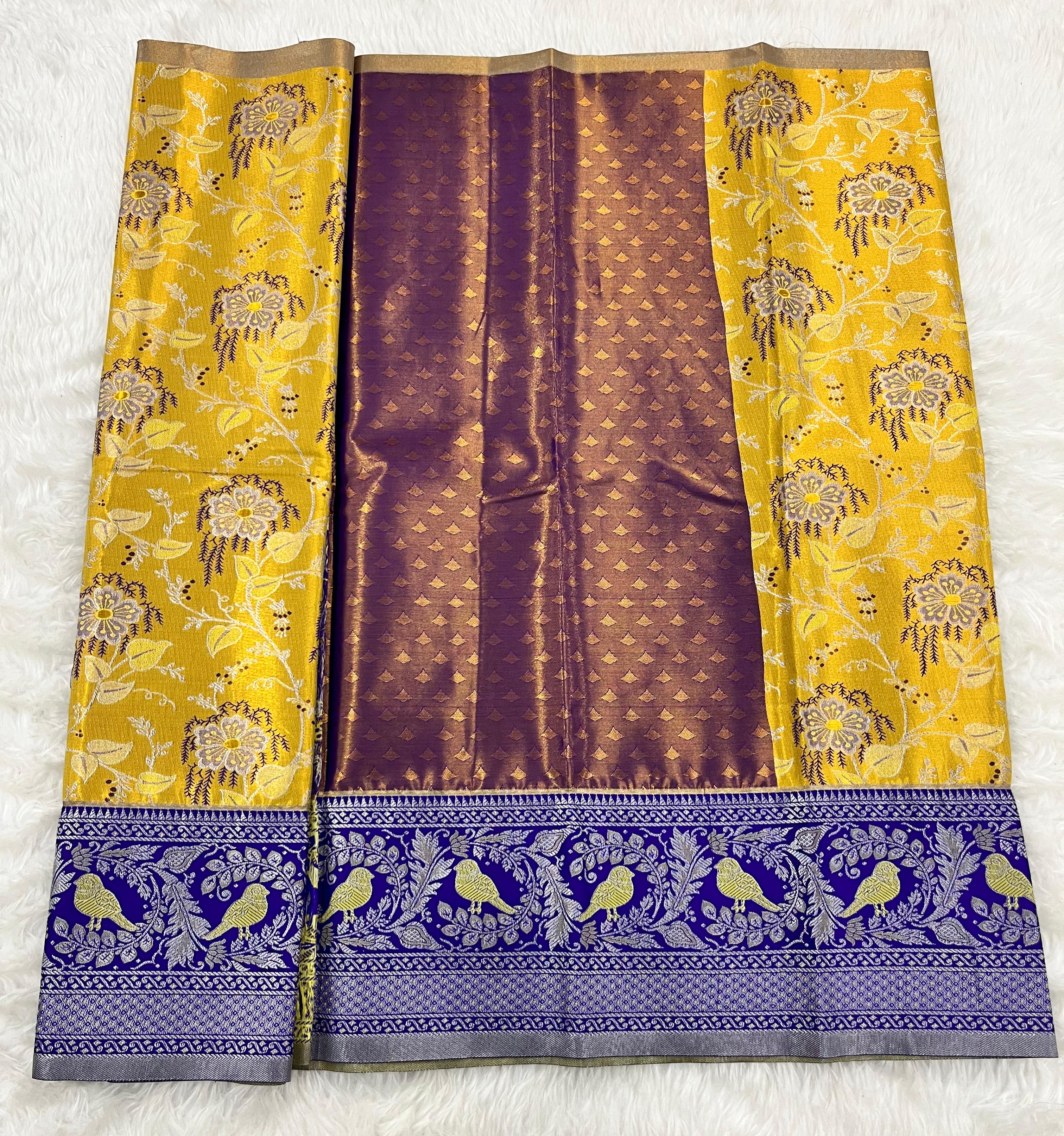 (2–5  Year) Lehenga – Unstitched (Blouse + Material)