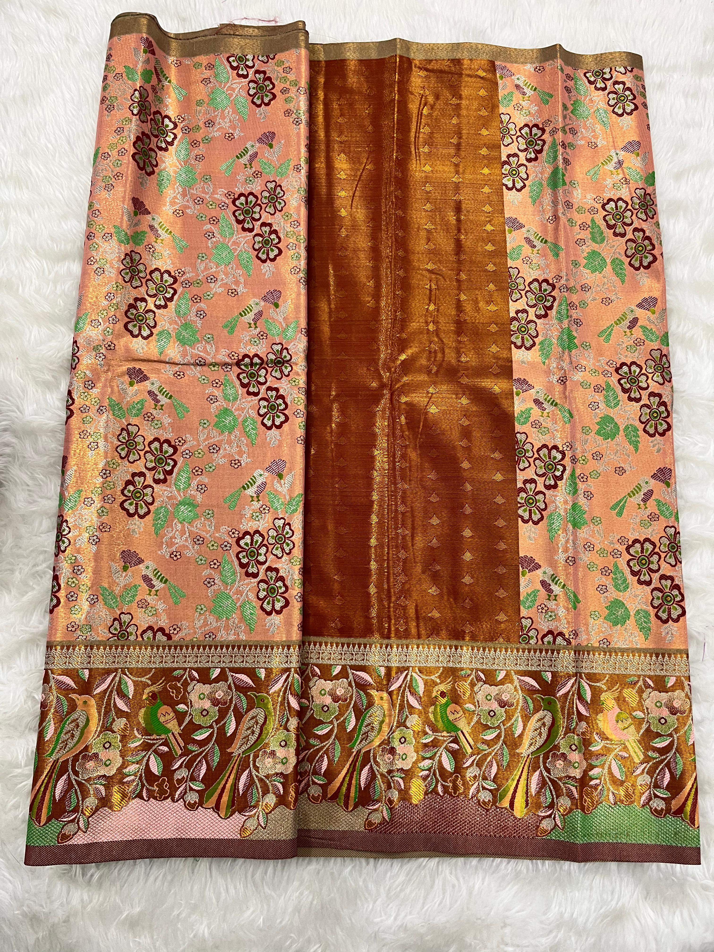 (2–5  Year) Lehenga – Unstitched (Blouse + Material)