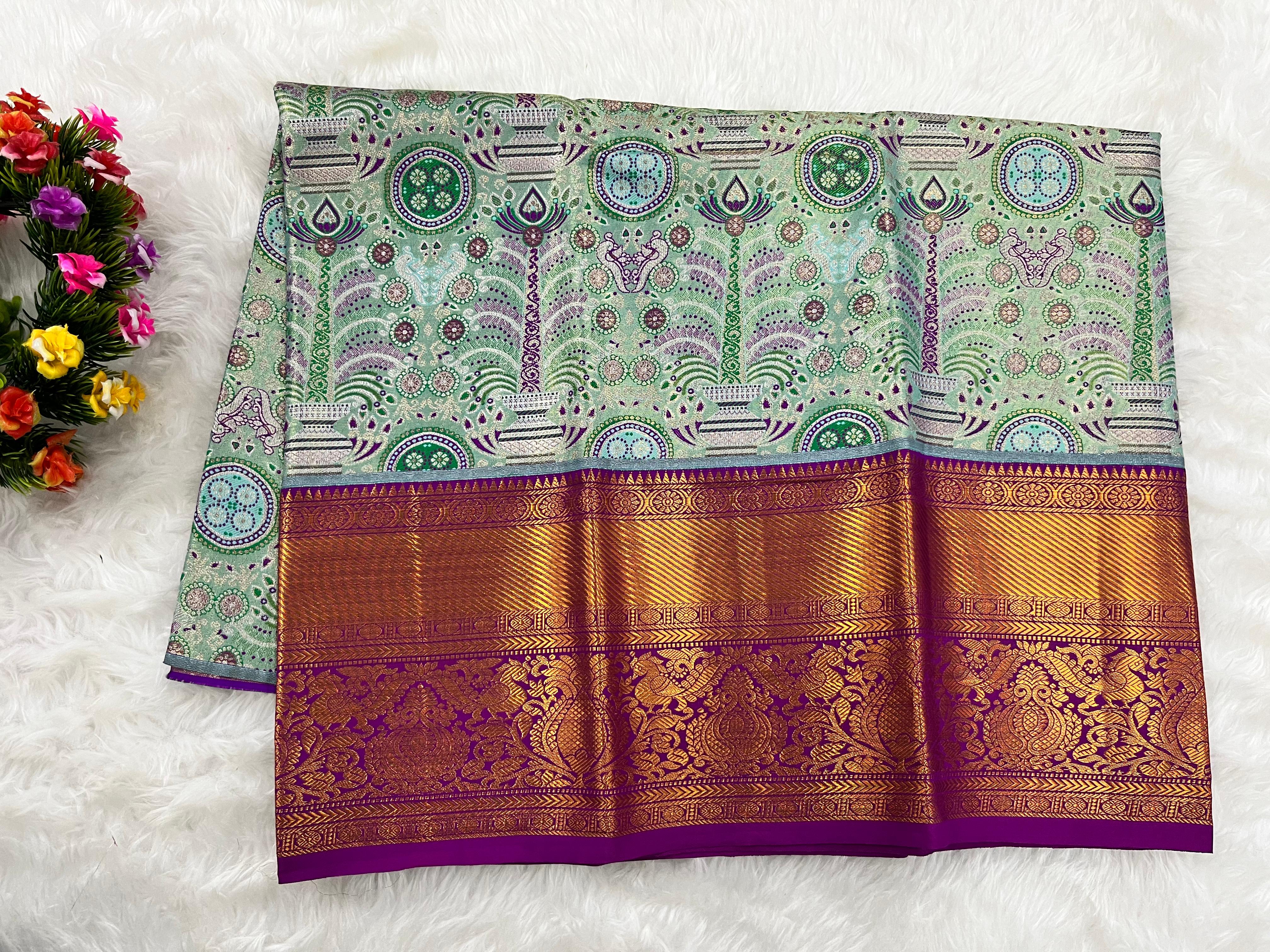 (2–5  Year) Lehenga – Unstitched (Blouse + Material)