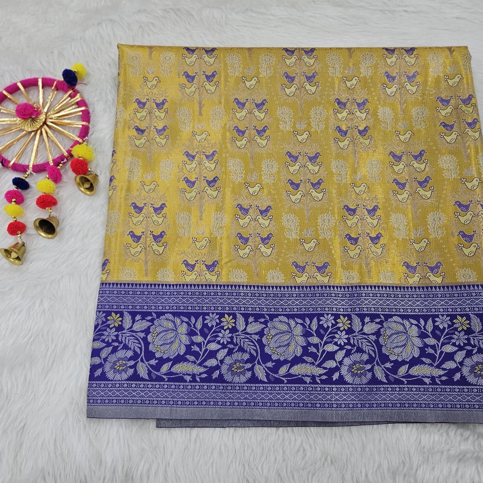 (2–5  Year) Lehenga – Unstitched (Blouse + Material)