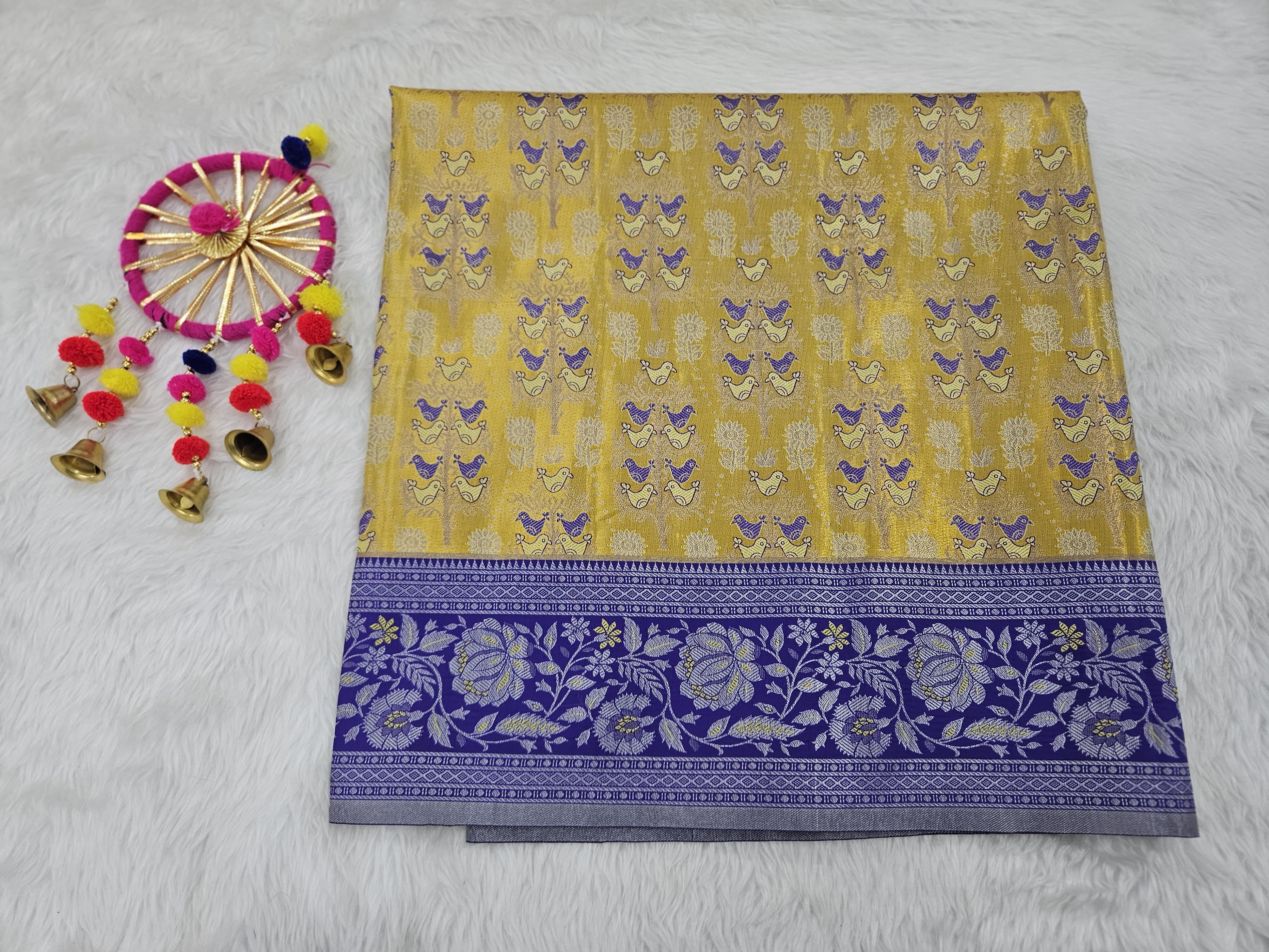 (2–5  Year) Lehenga – Unstitched (Blouse + Material)