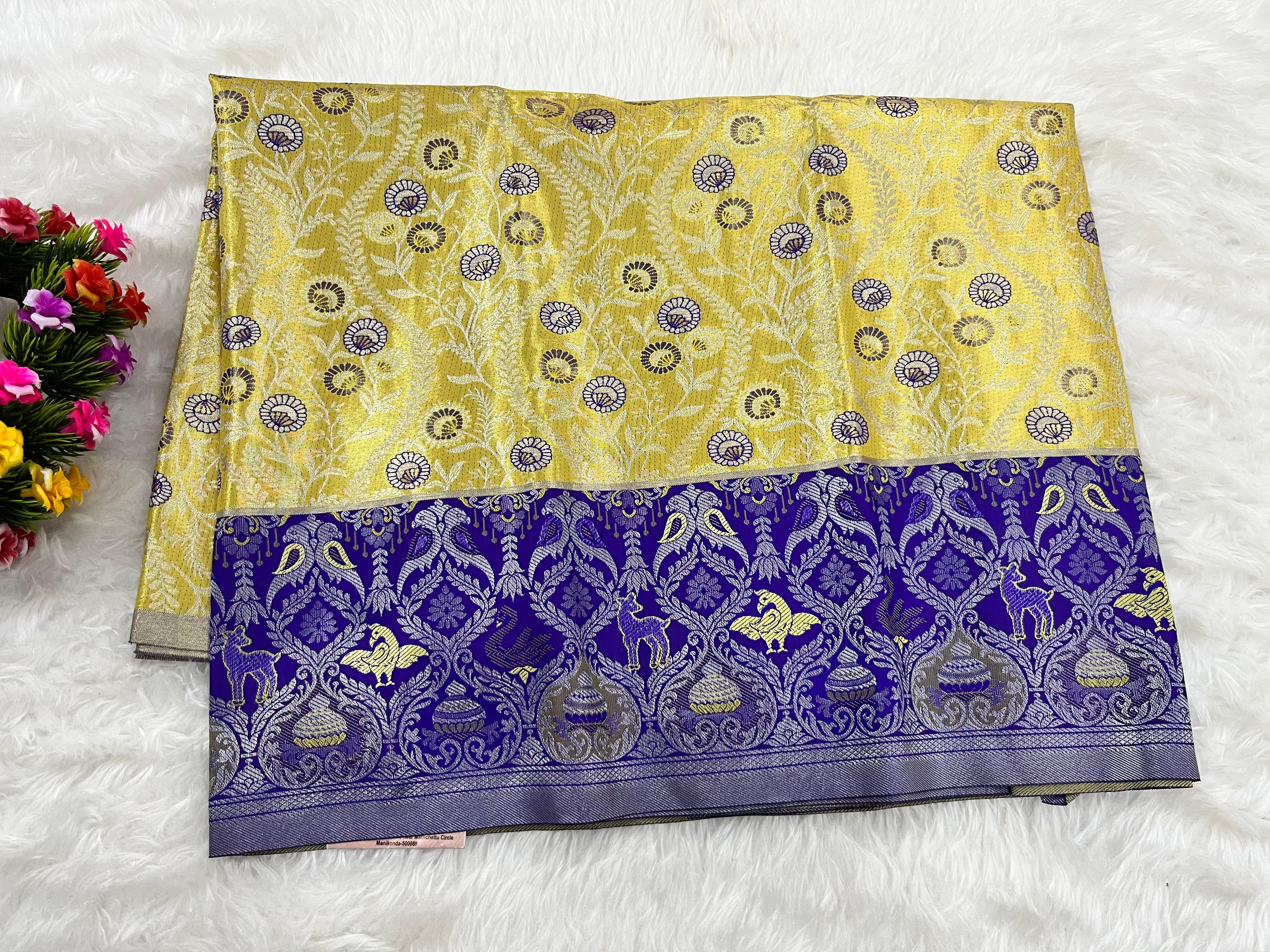 (2–5  Year) Lehenga – Unstitched (Blouse + Material)