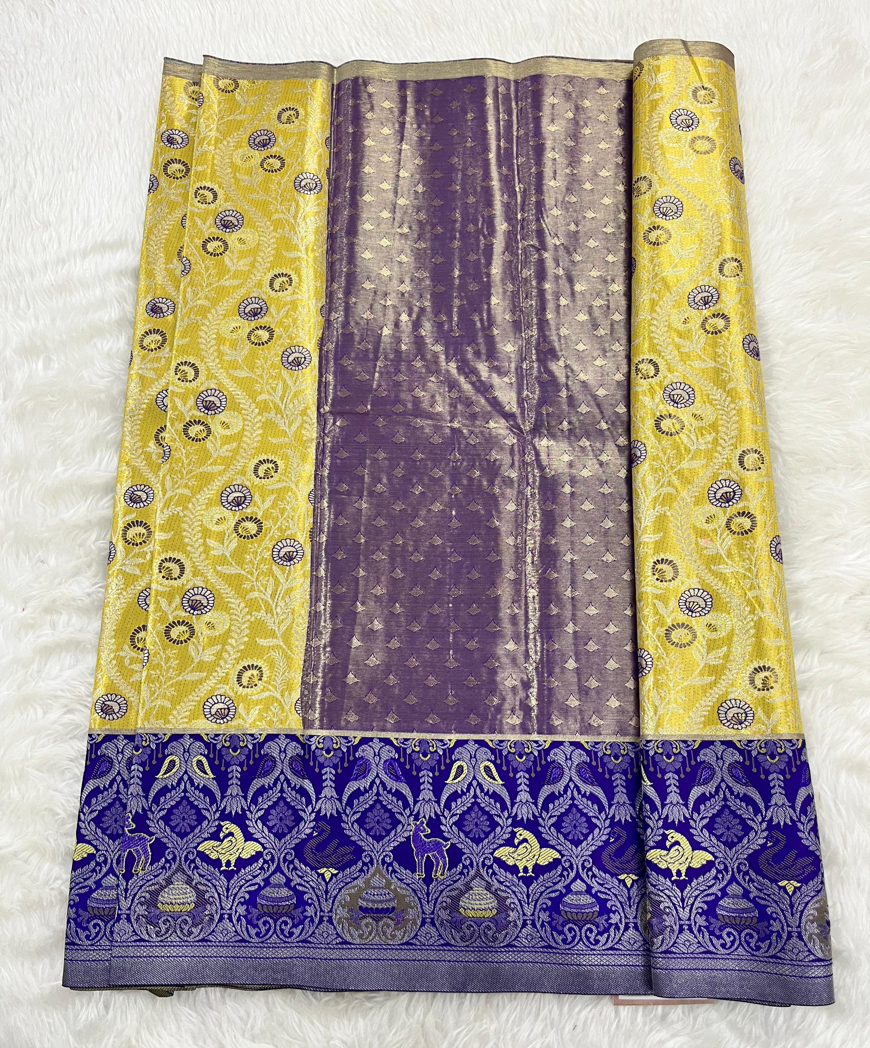 (2–5  Year) Lehenga – Unstitched (Blouse + Material)