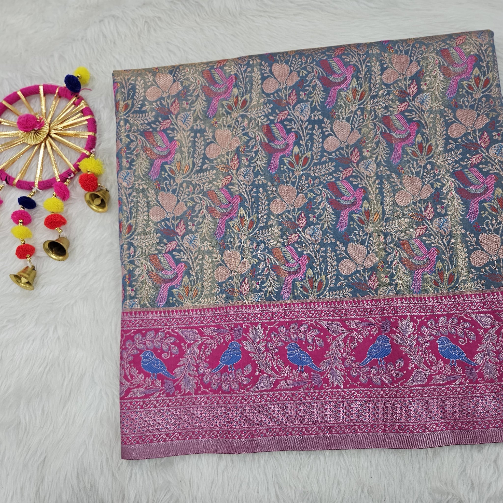 (2–5  Year) Lehenga – Unstitched (Blouse + Material)