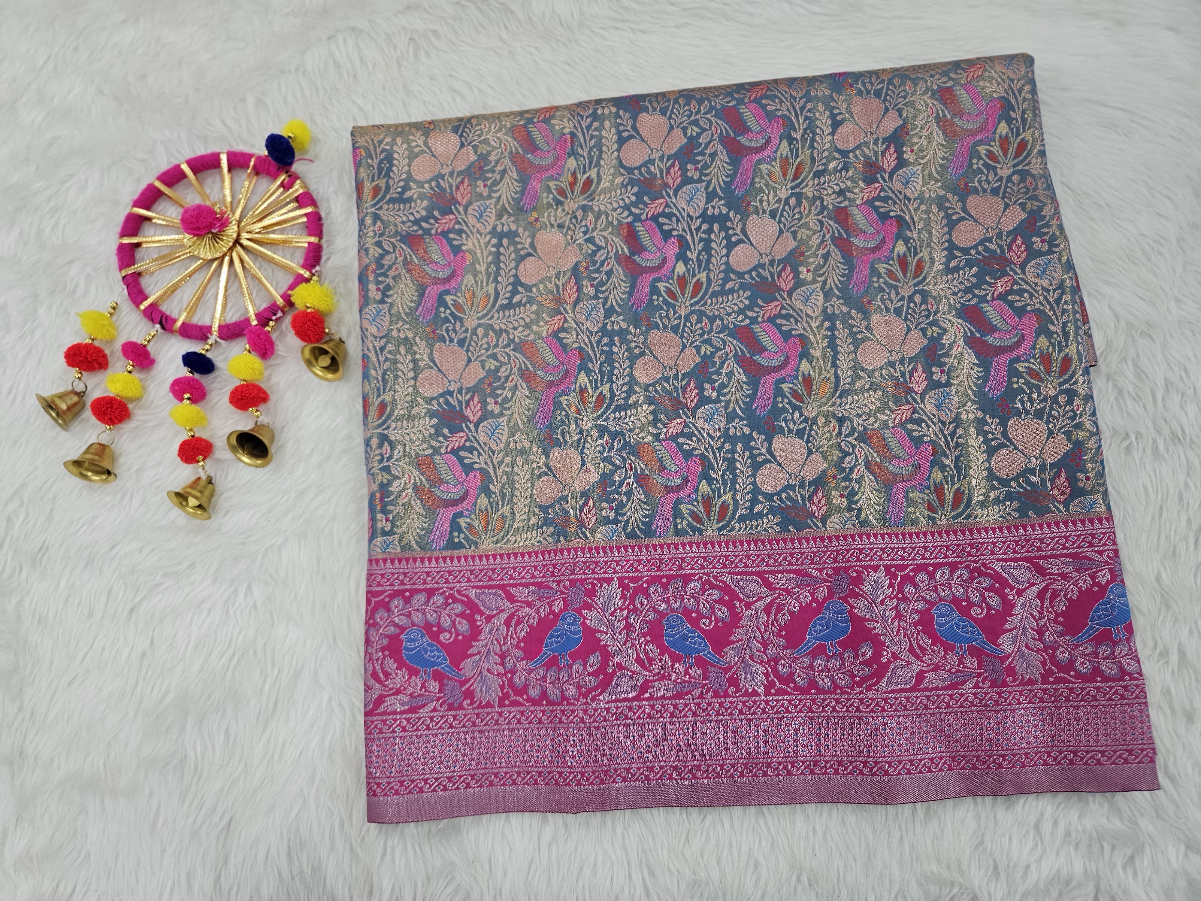 (2–5  Year) Lehenga – Unstitched (Blouse + Material)