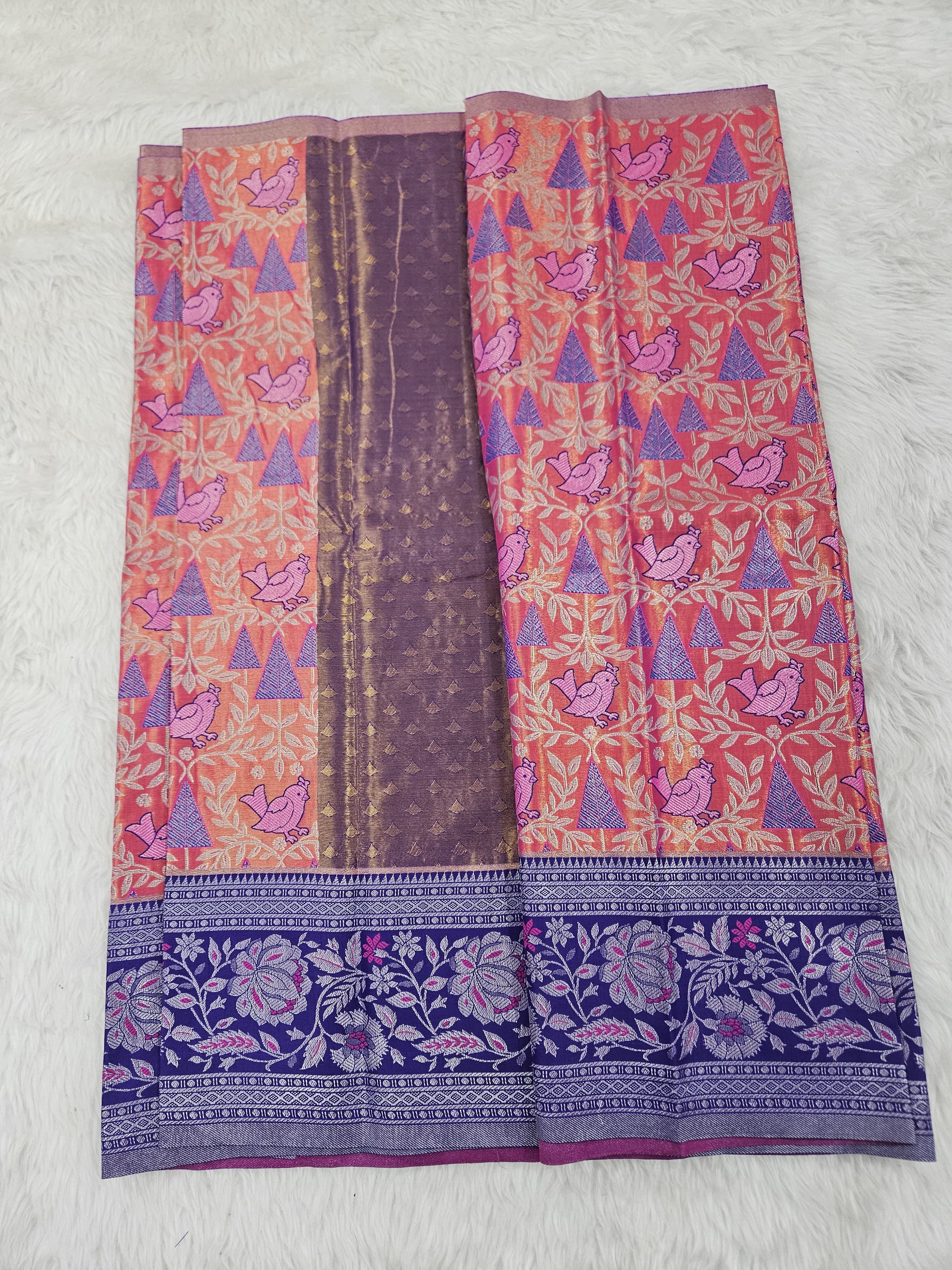 (2–5  Year) Lehenga – Unstitched (Blouse + Material)