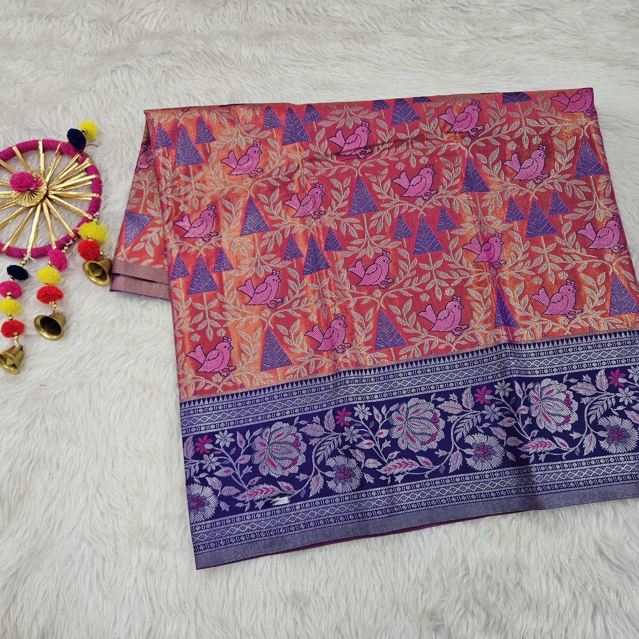 (2–5  Year) Lehenga – Unstitched (Blouse + Material)