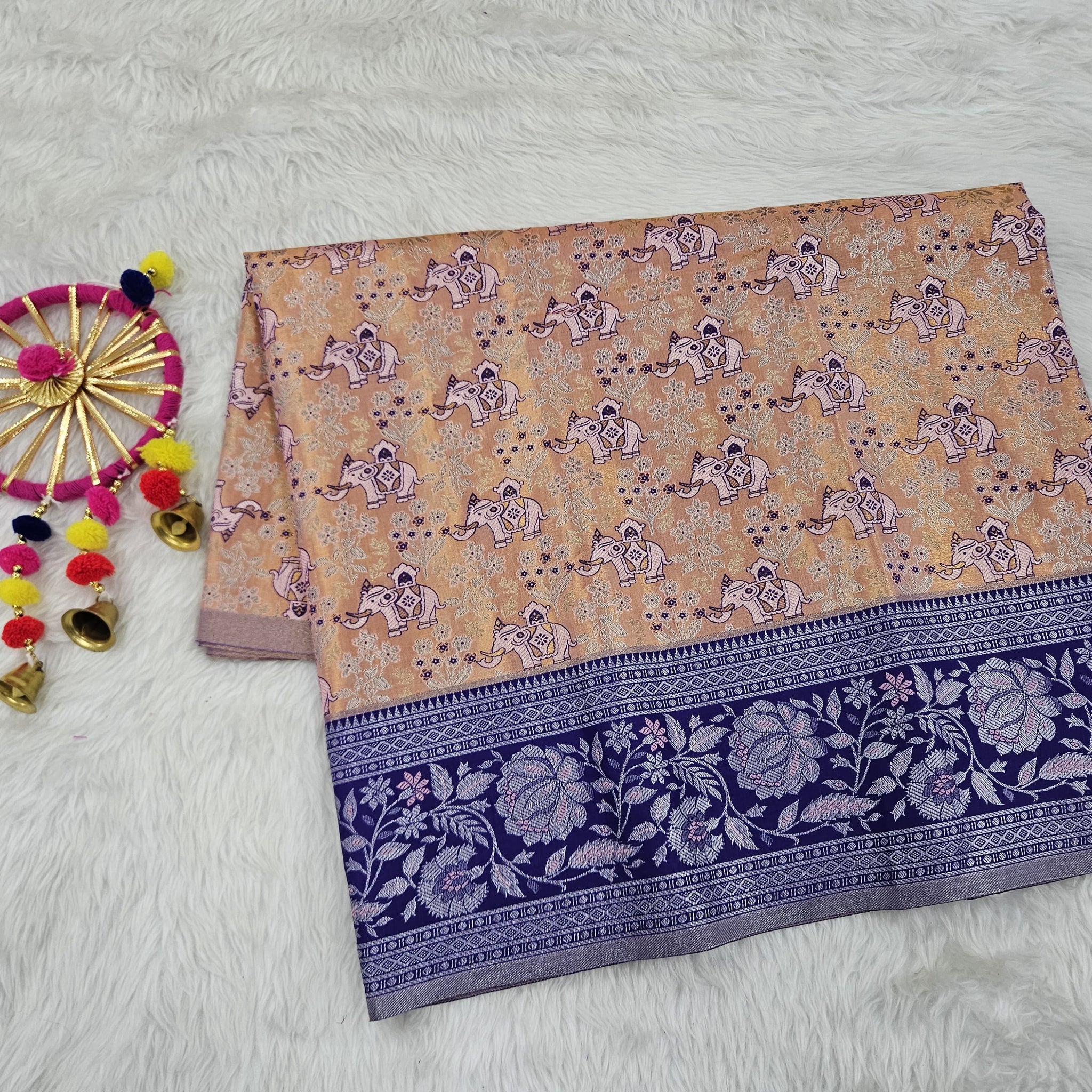 (2–5  Year) Lehenga – Unstitched (Blouse + Material)