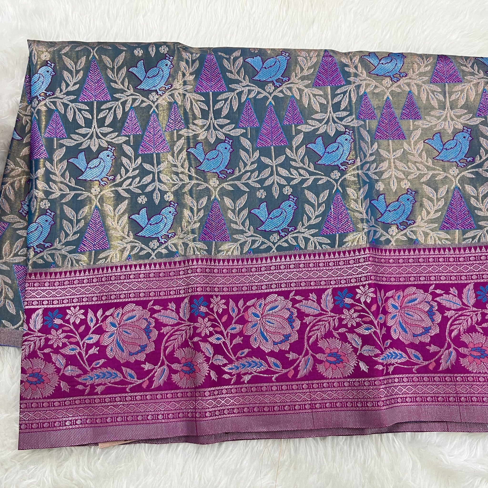 (2–5  Year) Lehenga – Unstitched (Blouse + Material)