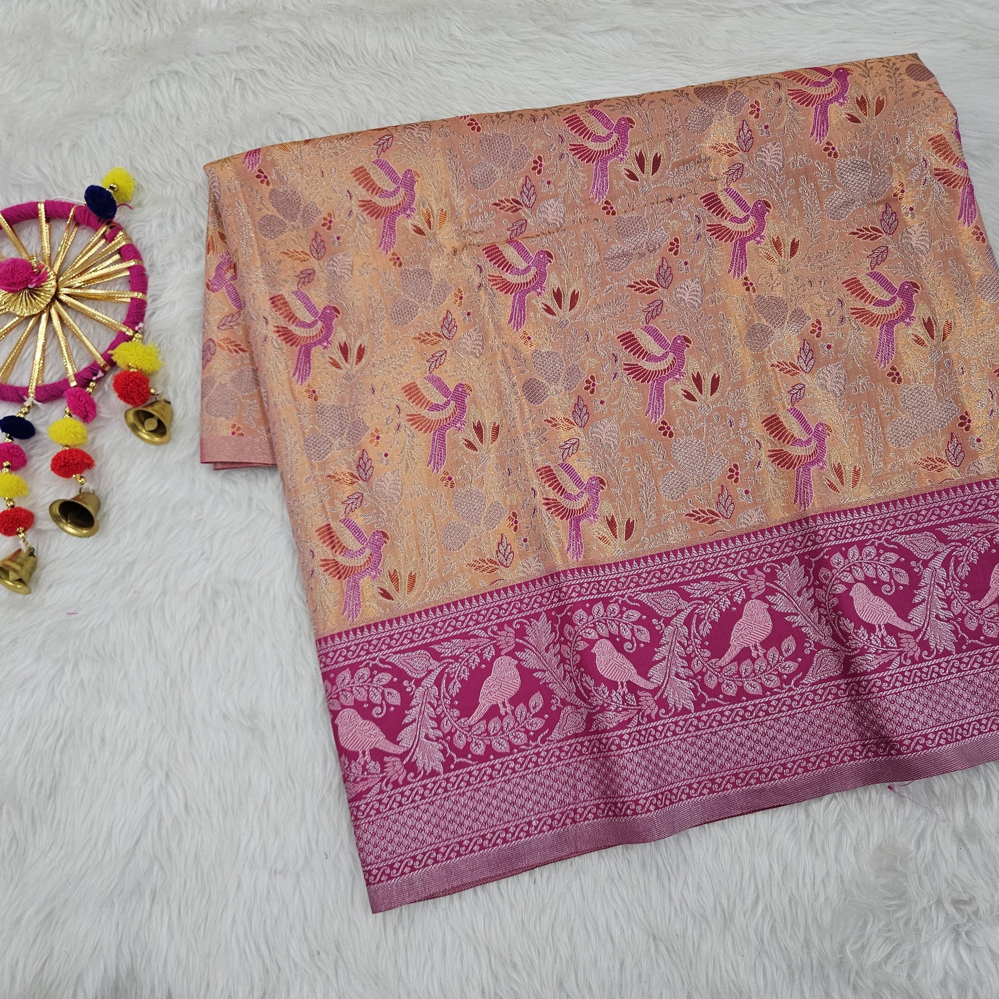 (2–5  Year) Lehenga – Unstitched (Blouse + Material)