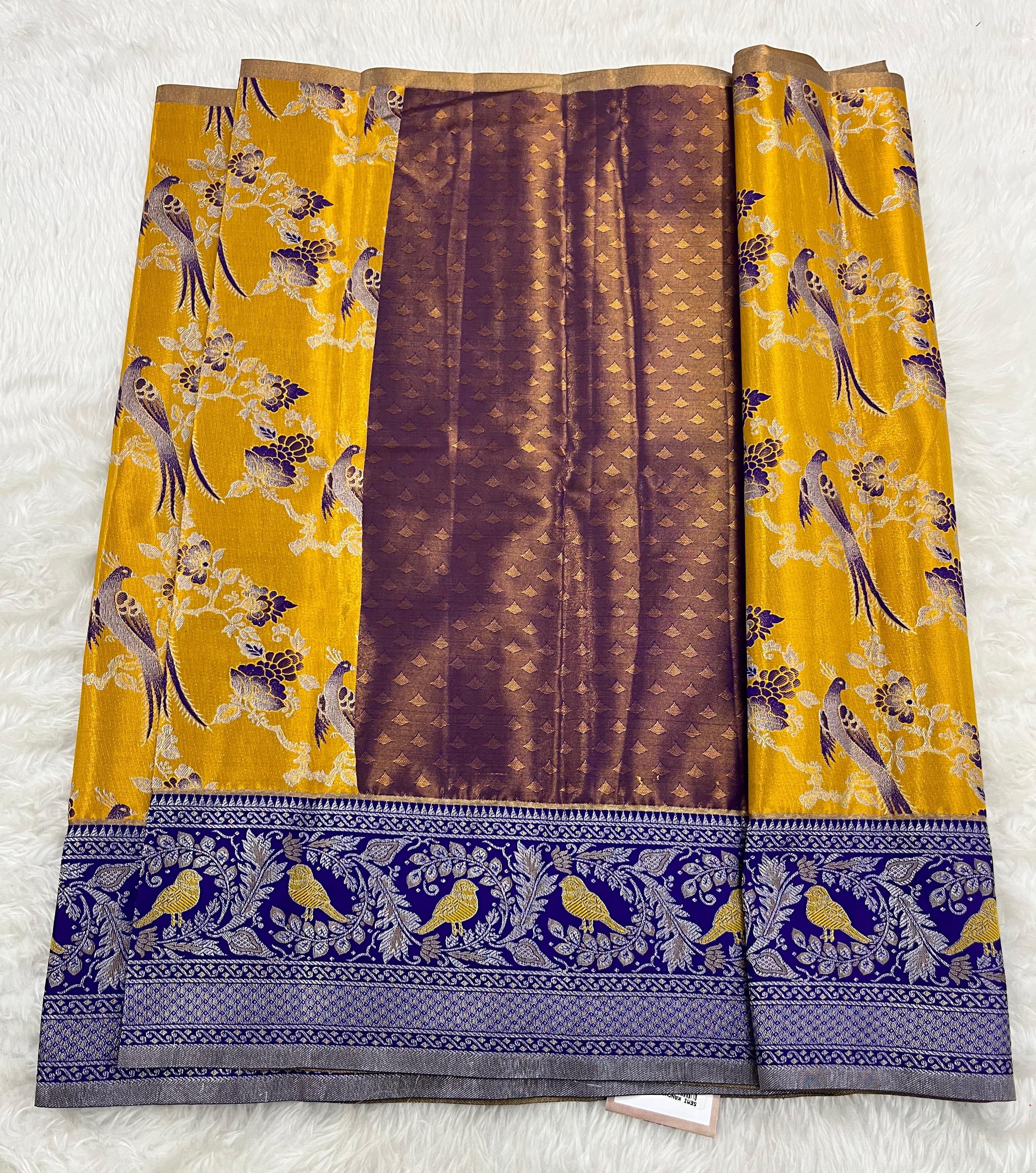 (2–5  Year) Lehenga – Unstitched (Blouse + Material)