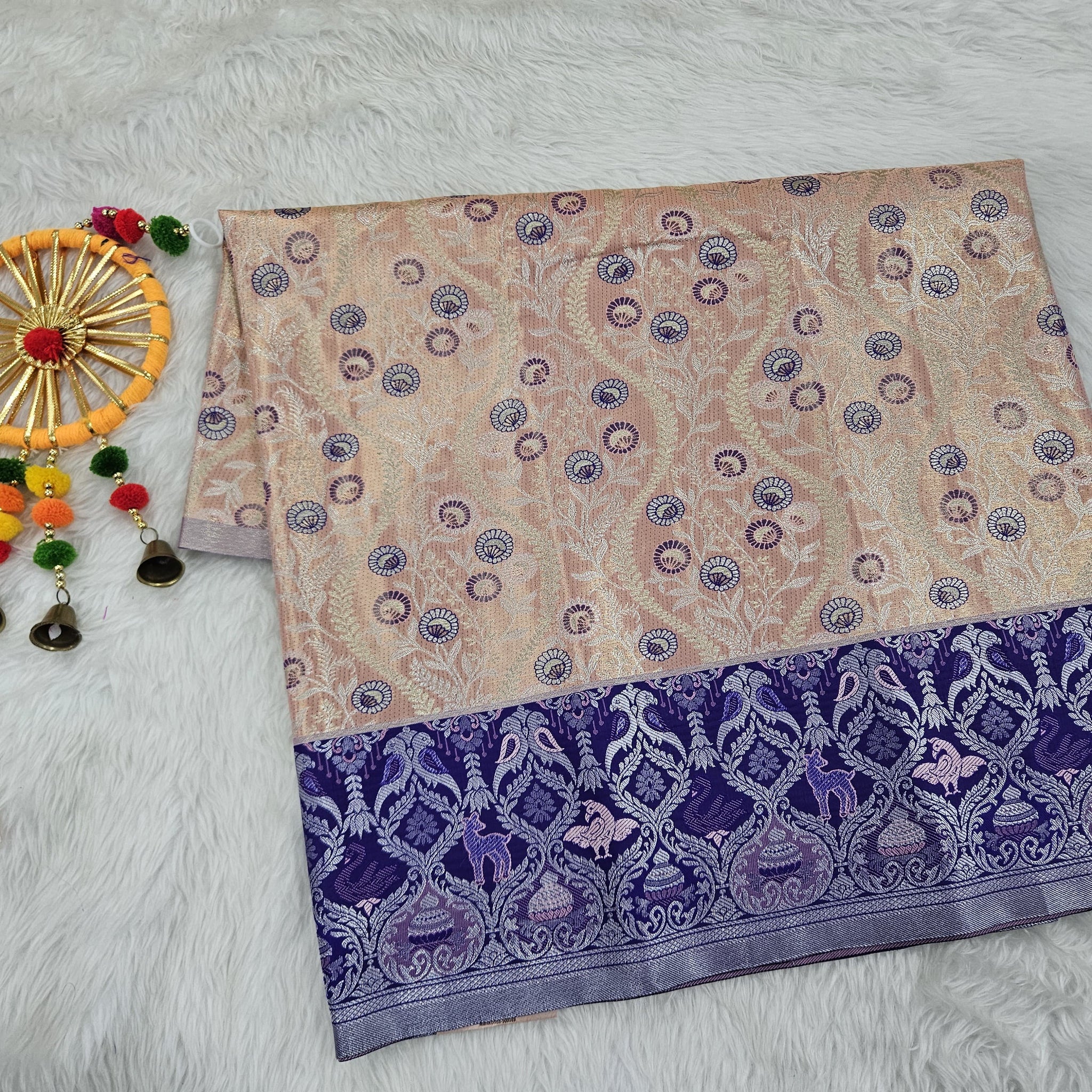 (2–5  Year) Lehenga – Unstitched (Blouse + Material)