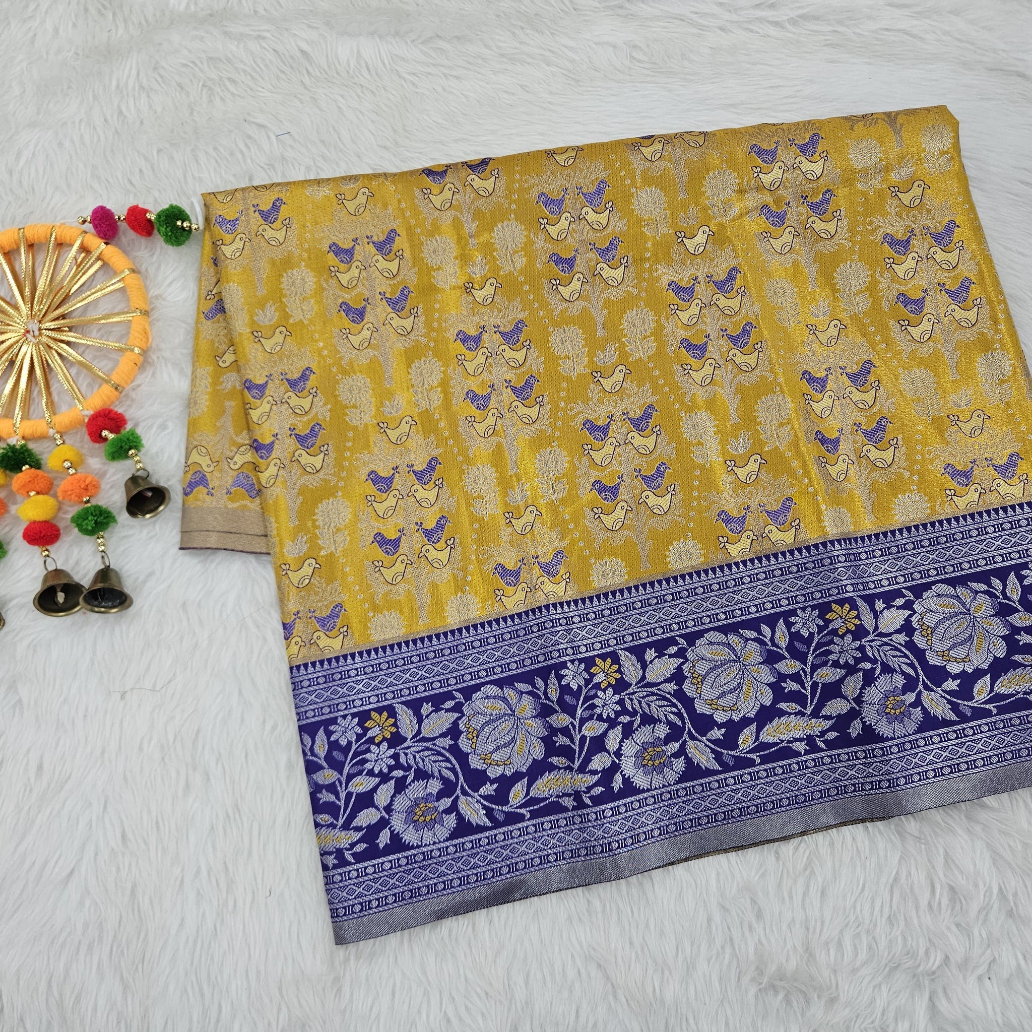 (2–5  Year) Lehenga – Unstitched (Blouse + Material)