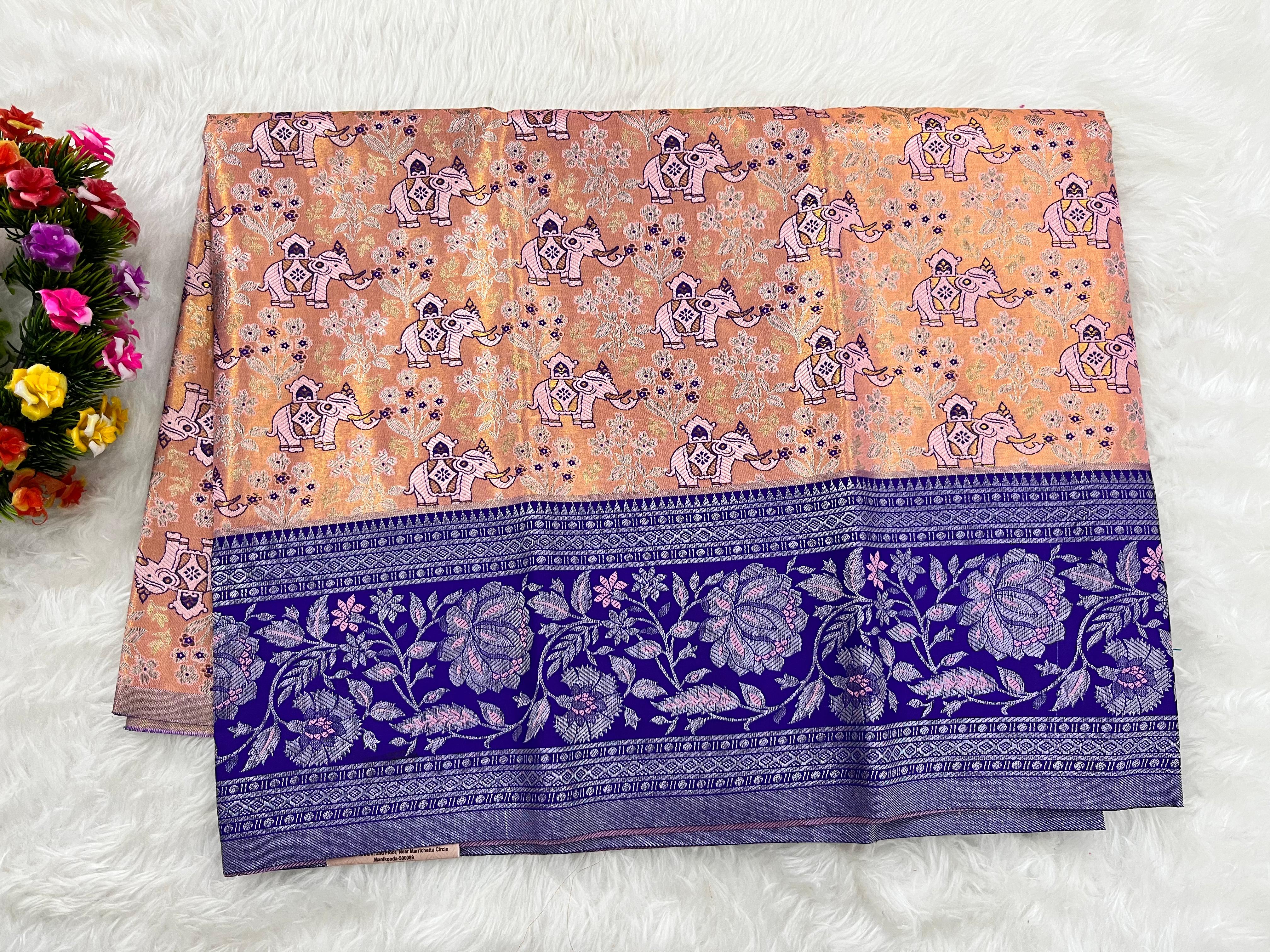 (2–5  Year) Lehenga – Unstitched (Blouse + Material)