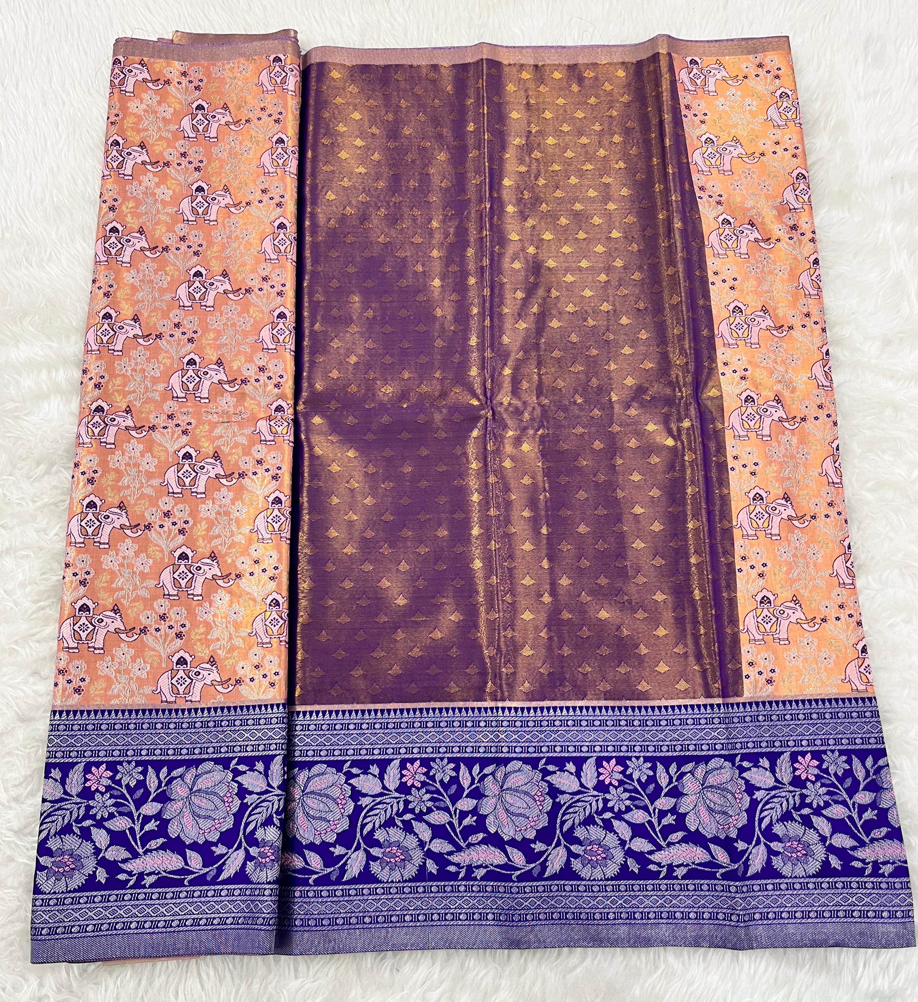 (2–5  Year) Lehenga – Unstitched (Blouse + Material)