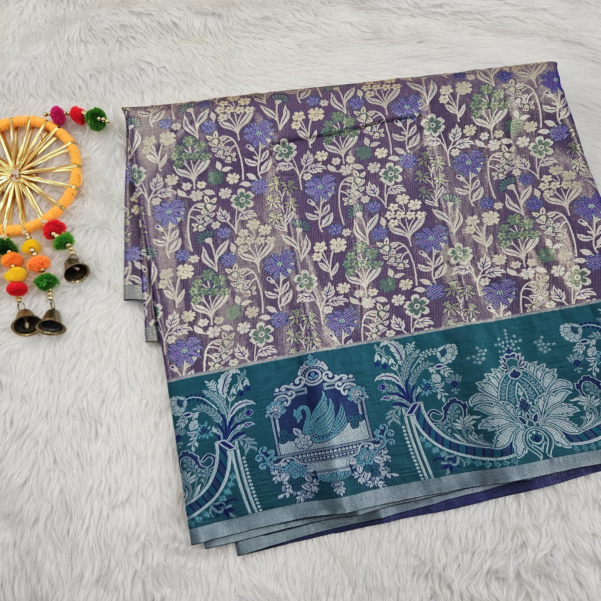 (2–5  Year) Lehenga – Unstitched (Blouse + Material)