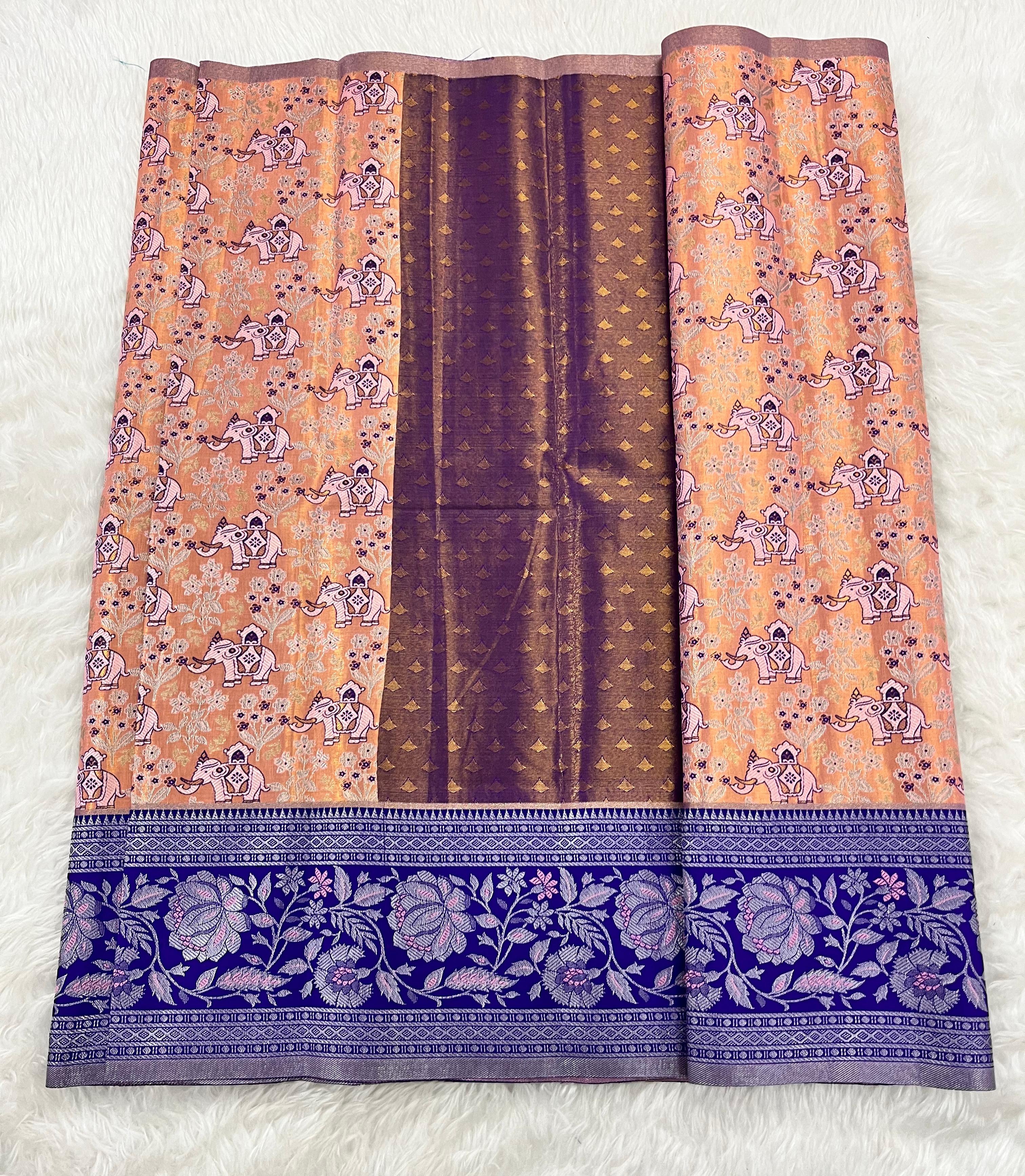 (2–5  Year) Lehenga – Unstitched (Blouse + Material)