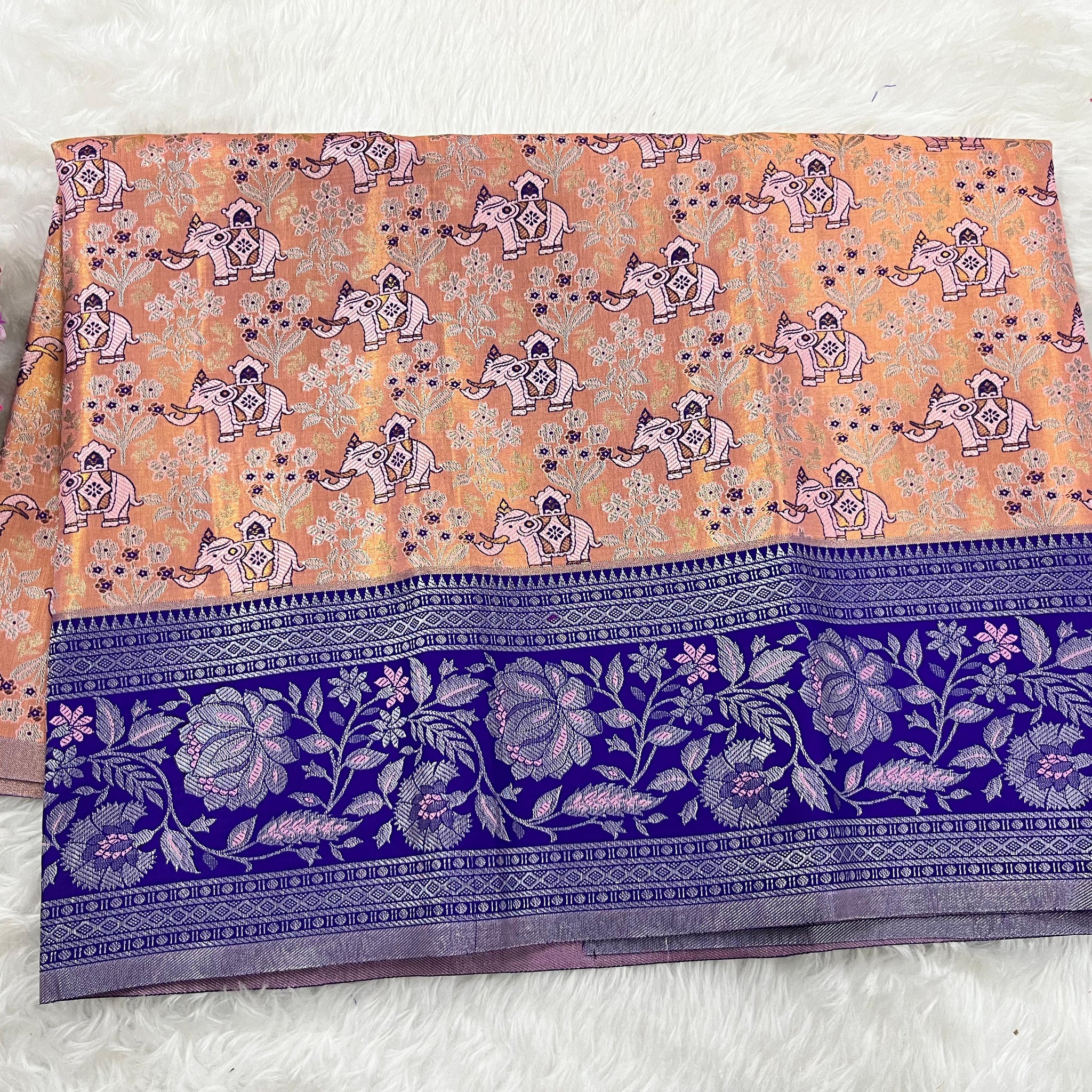 (2–5  Year) Lehenga – Unstitched (Blouse + Material)