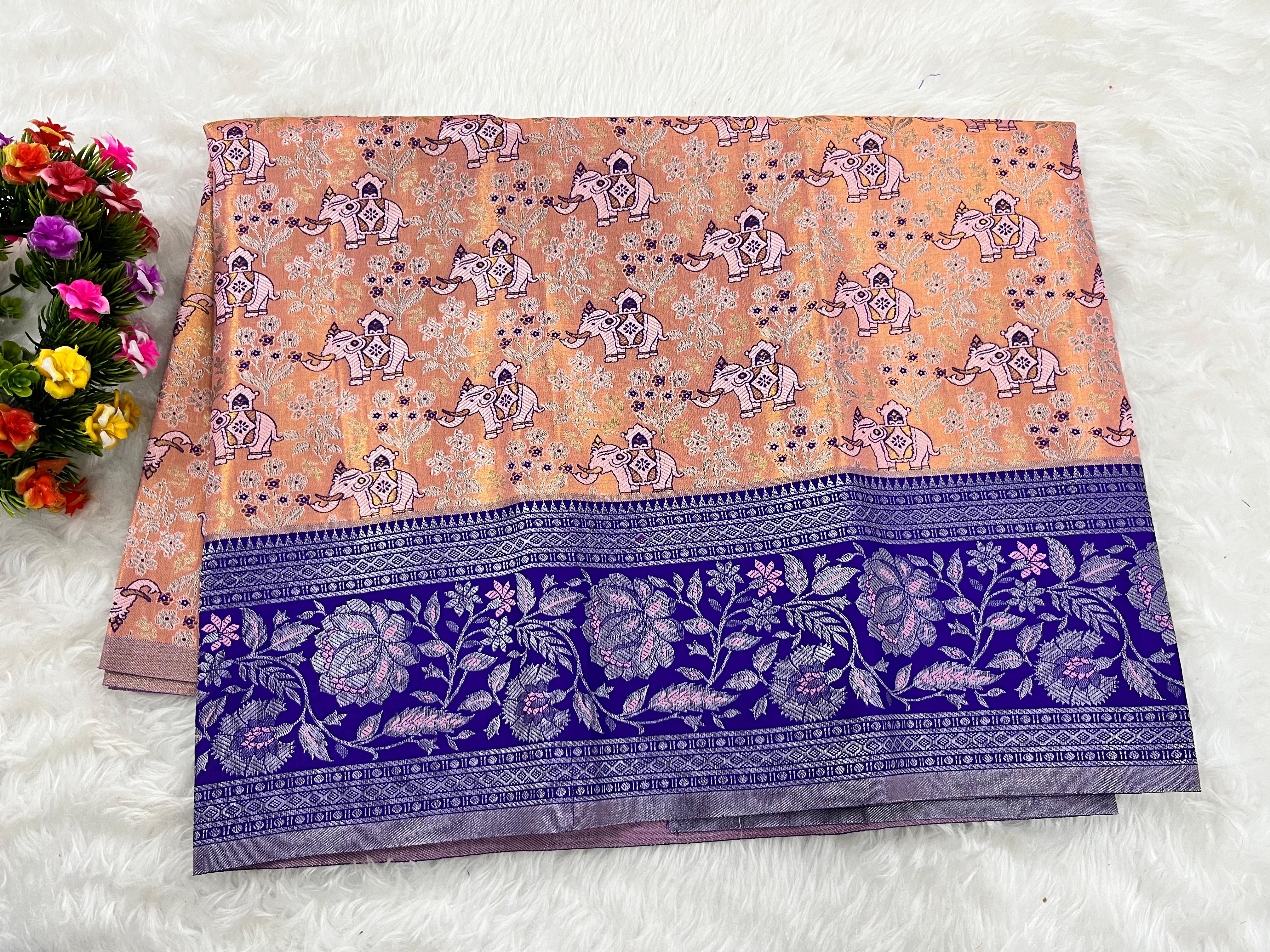 (2–5  Year) Lehenga – Unstitched (Blouse + Material)