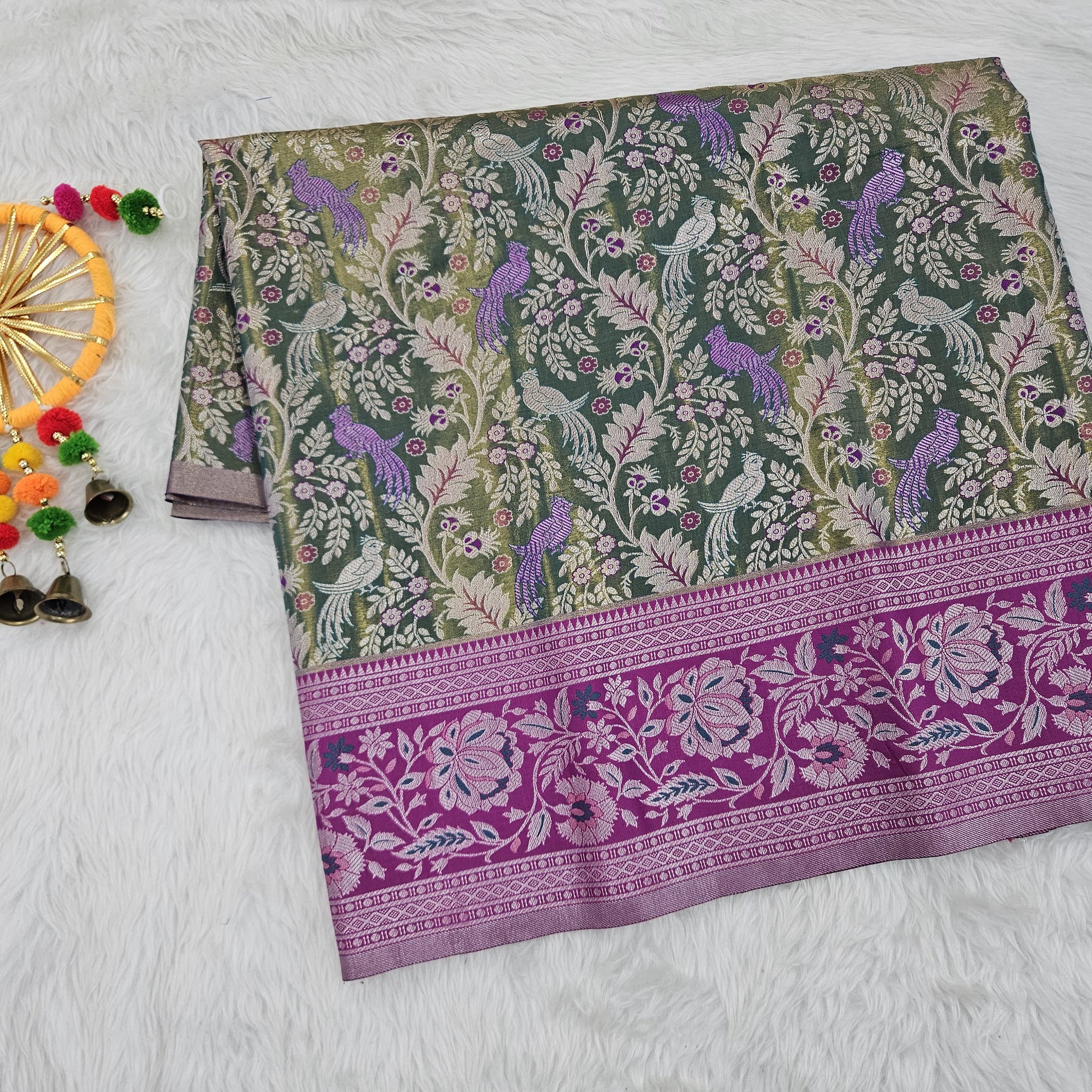 (2–5  Year) Lehenga – Unstitched (Blouse + Material)