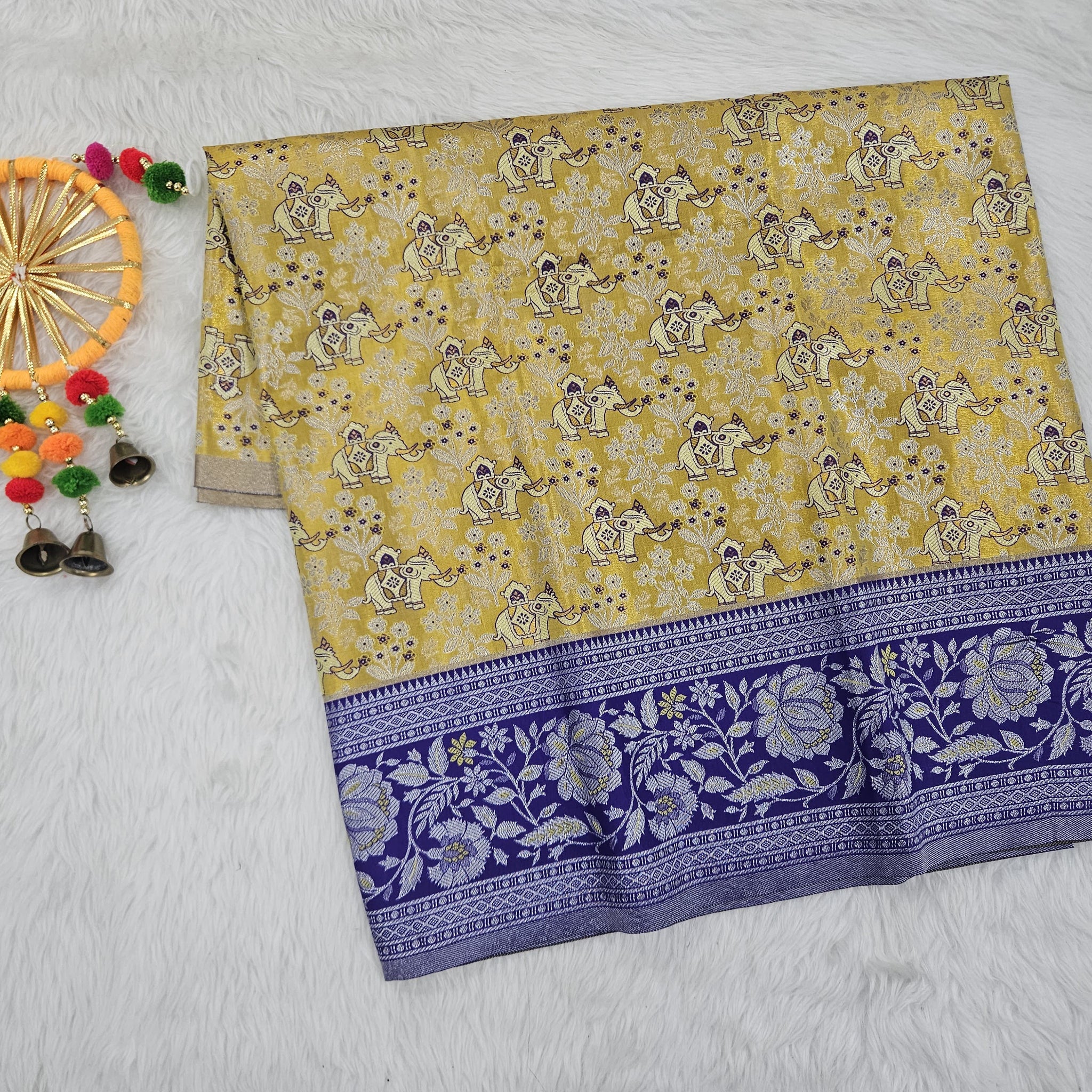 (2–5  Year) Lehenga – Unstitched (Blouse + Material)