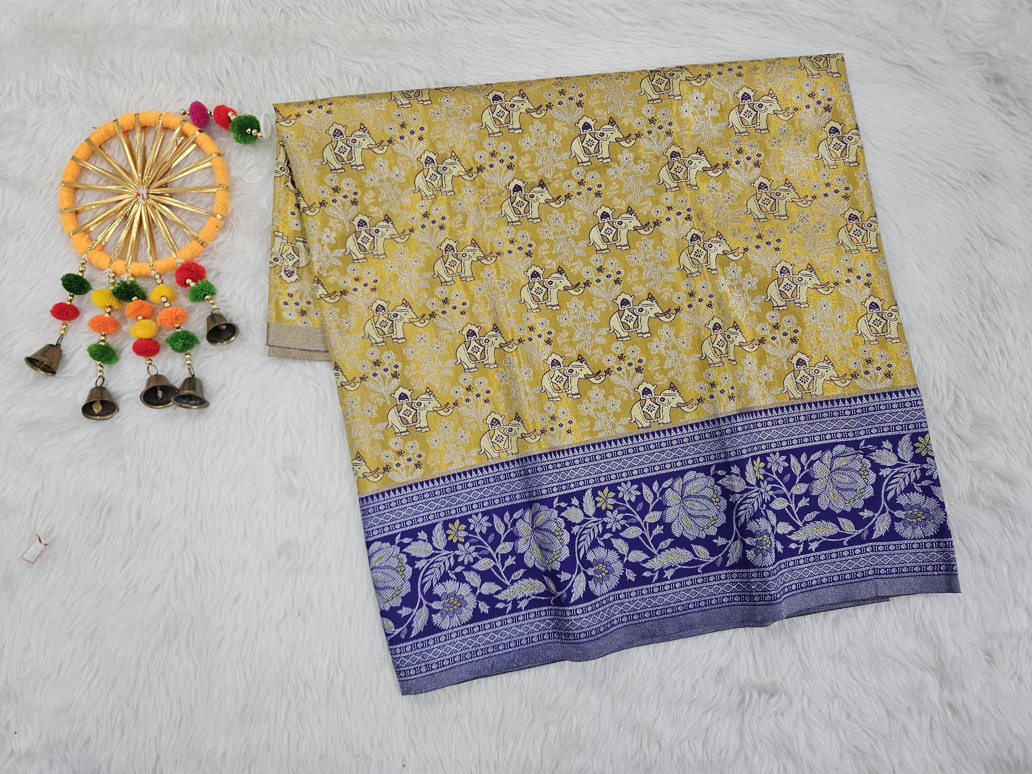 (2–5  Year) Lehenga – Unstitched (Blouse + Material)