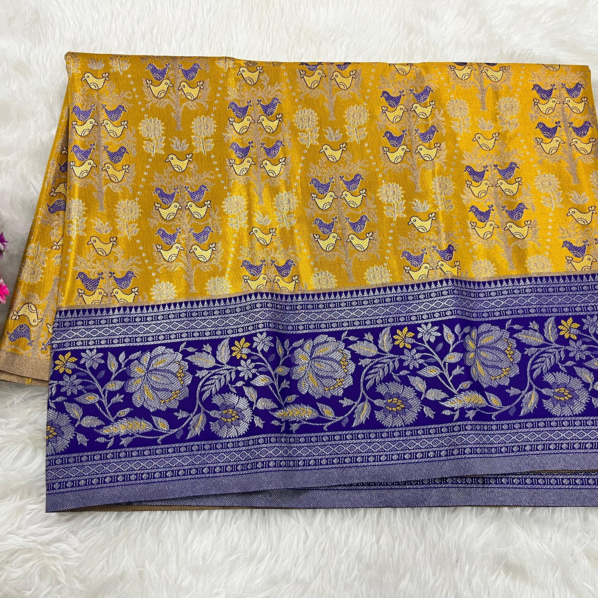 (2–5  Year) Lehenga – Unstitched (Blouse + Material)