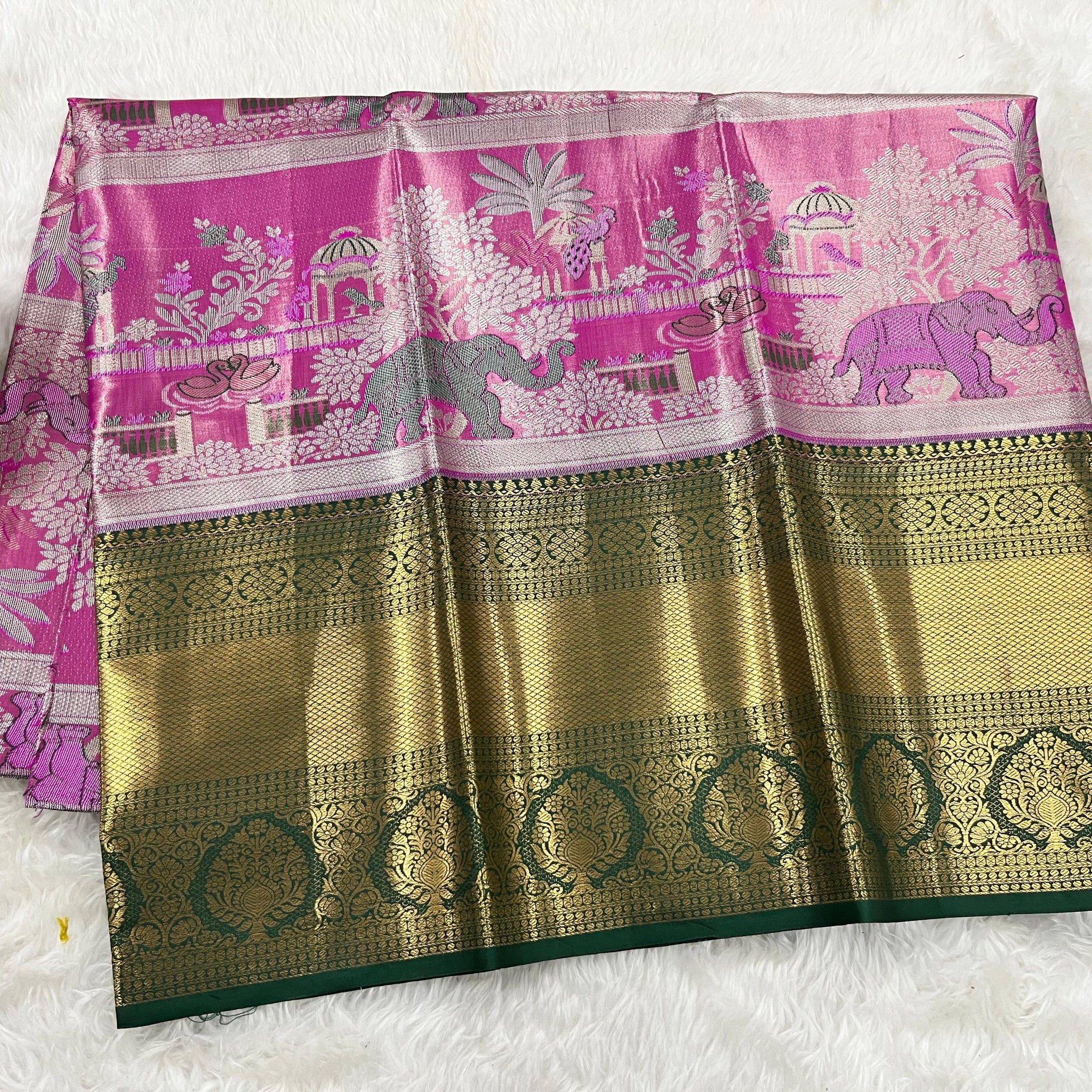 (5–10 Year) Lehenga – Unstitched (Blouse + Material)