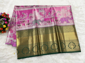 (5–10 Year) Lehenga – Unstitched (Blouse + Material)