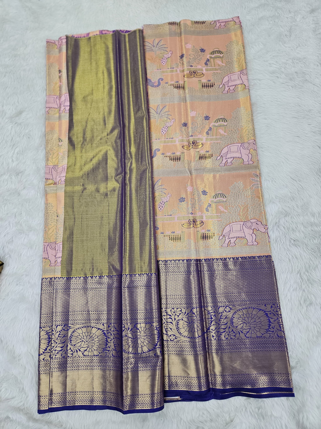 (5–10 Year) Lehenga – Unstitched (Blouse + Material)