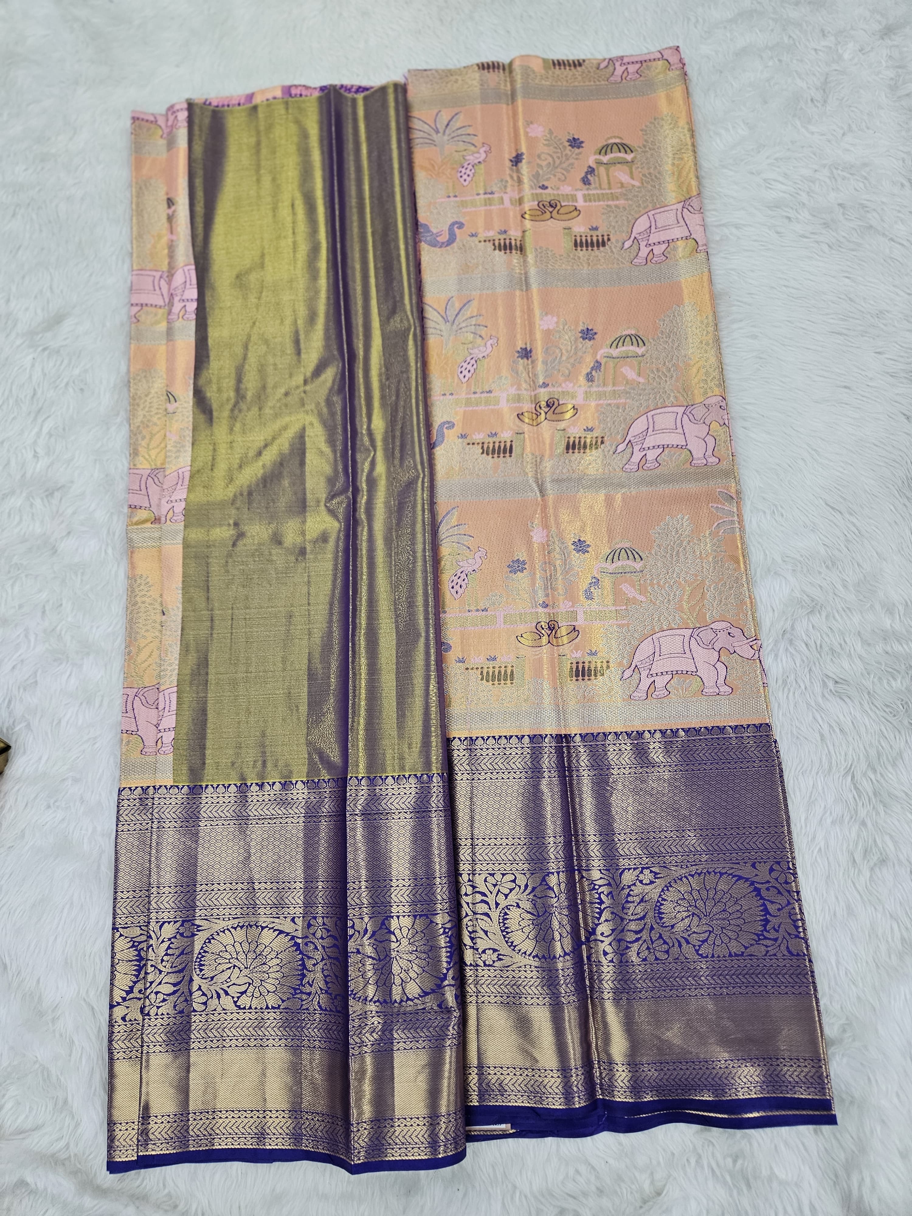 (5–10 Year) Lehenga – Unstitched (Blouse + Material)