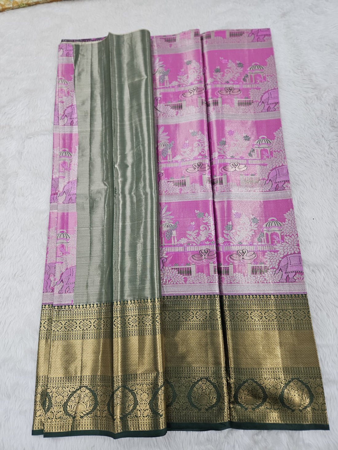 (5–10 Year) Lehenga – Unstitched (Blouse + Material)