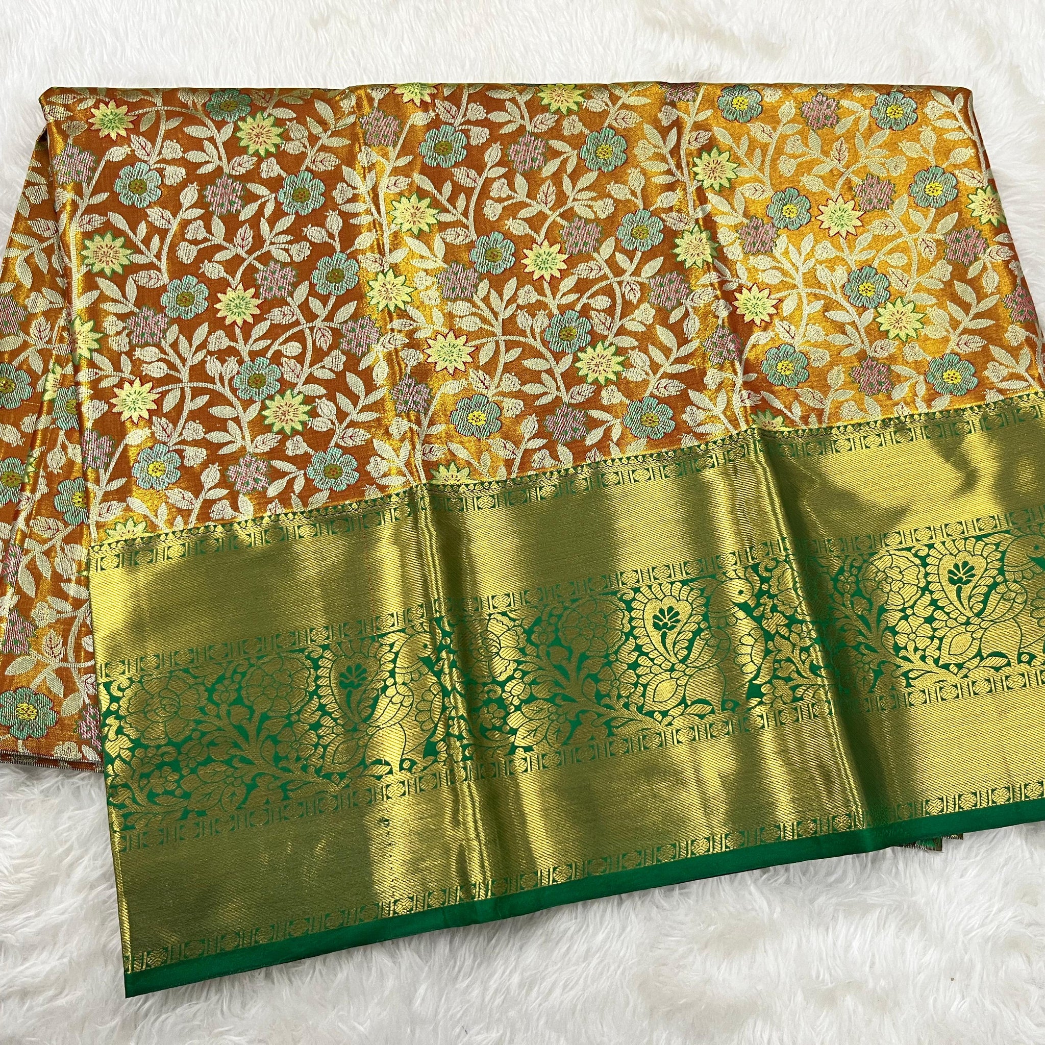 (5–10 Year) Lehenga – Unstitched (Blouse + Material)