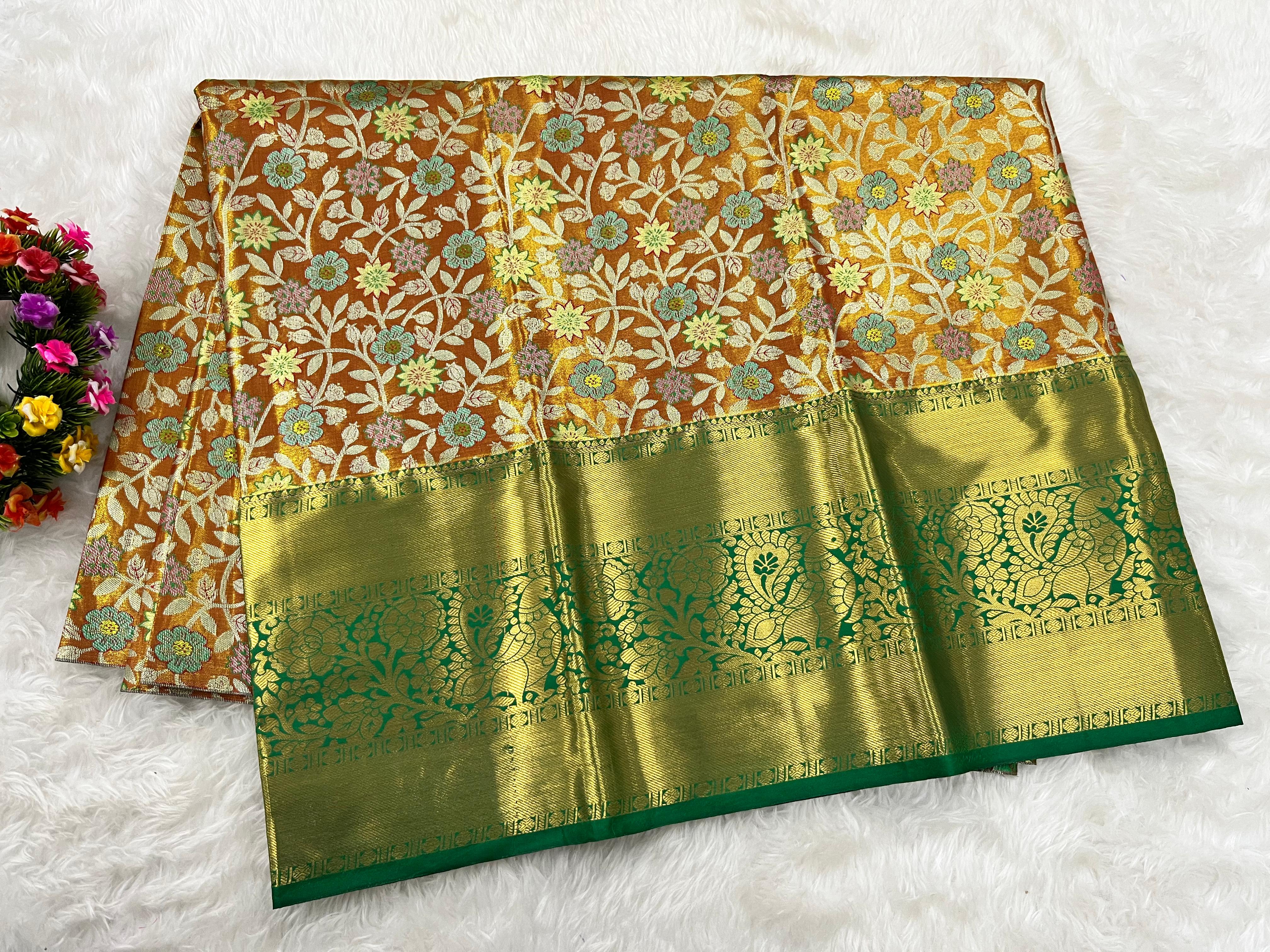 (5–10 Year) Lehenga – Unstitched (Blouse + Material)