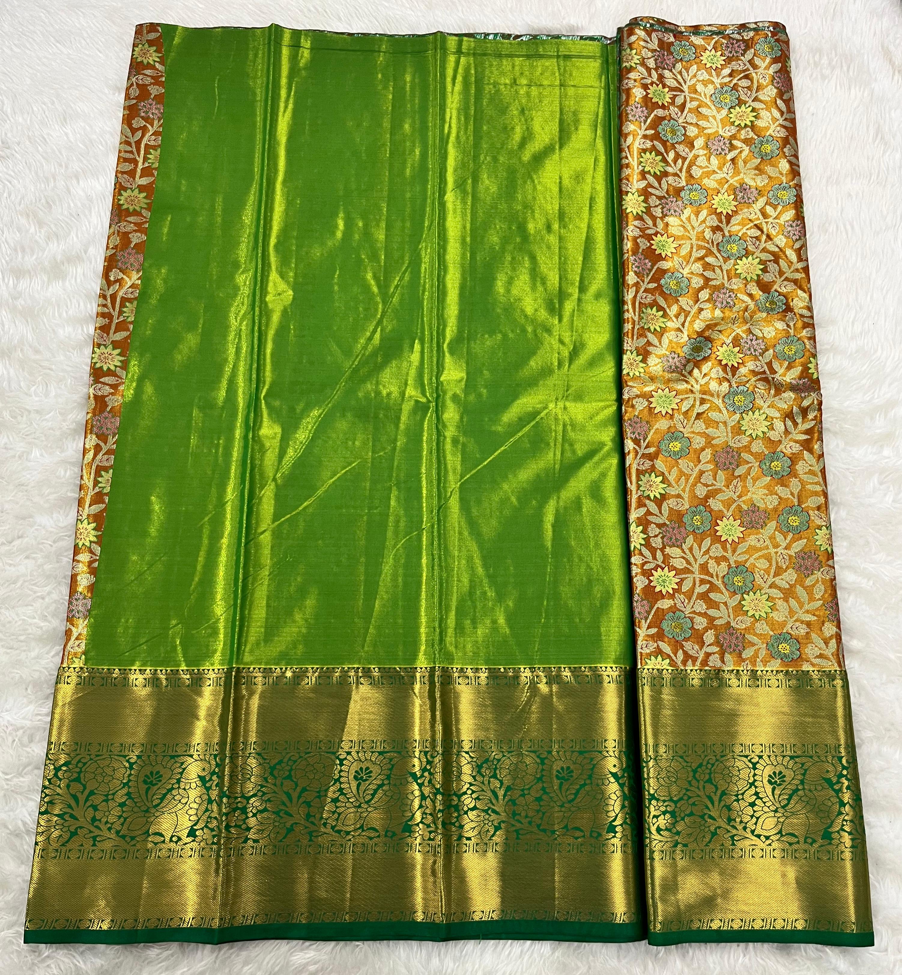 (5–10 Year) Lehenga – Unstitched (Blouse + Material)