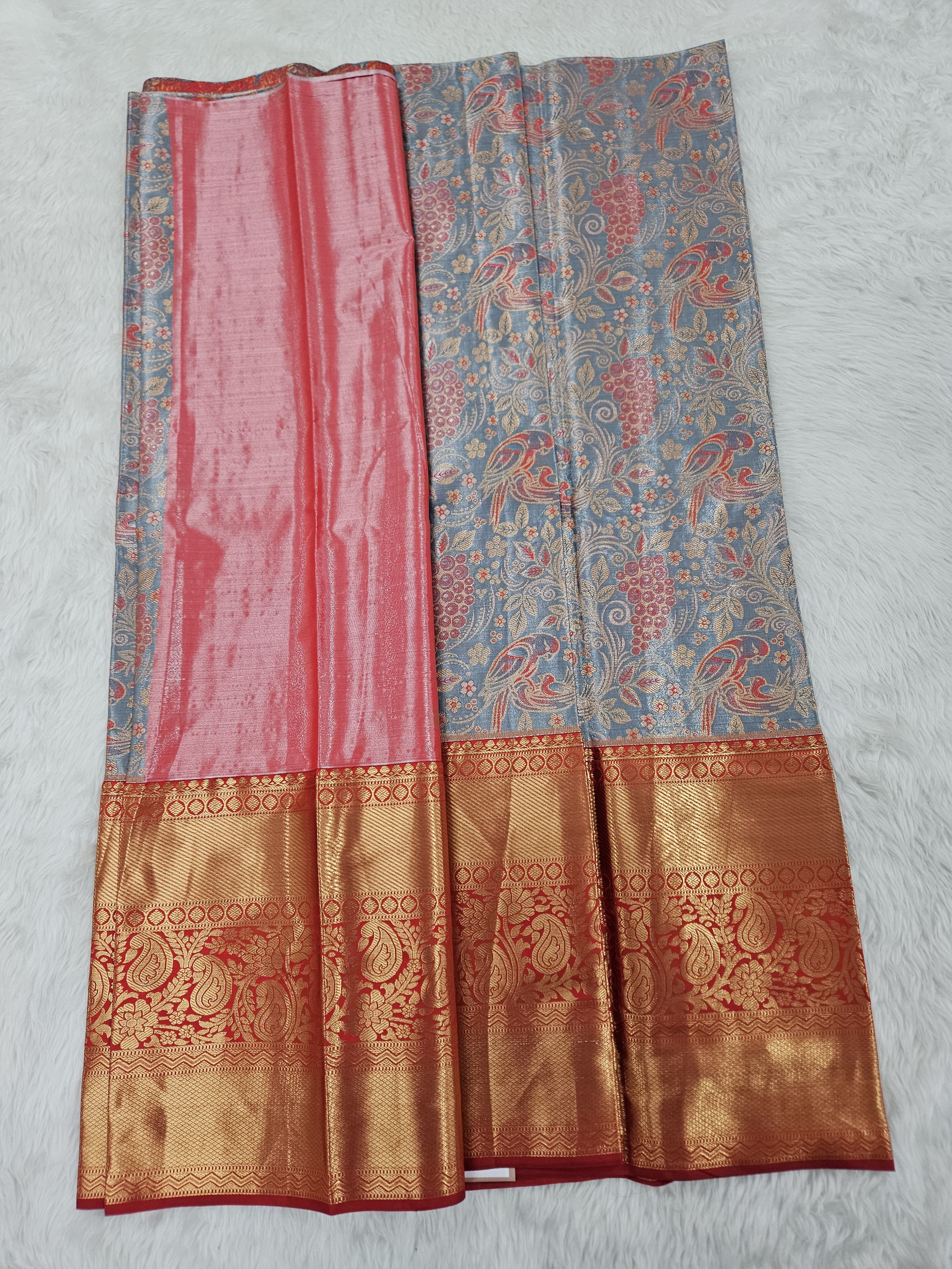 (5–10 Year) Lehenga – Unstitched (Blouse + Material)