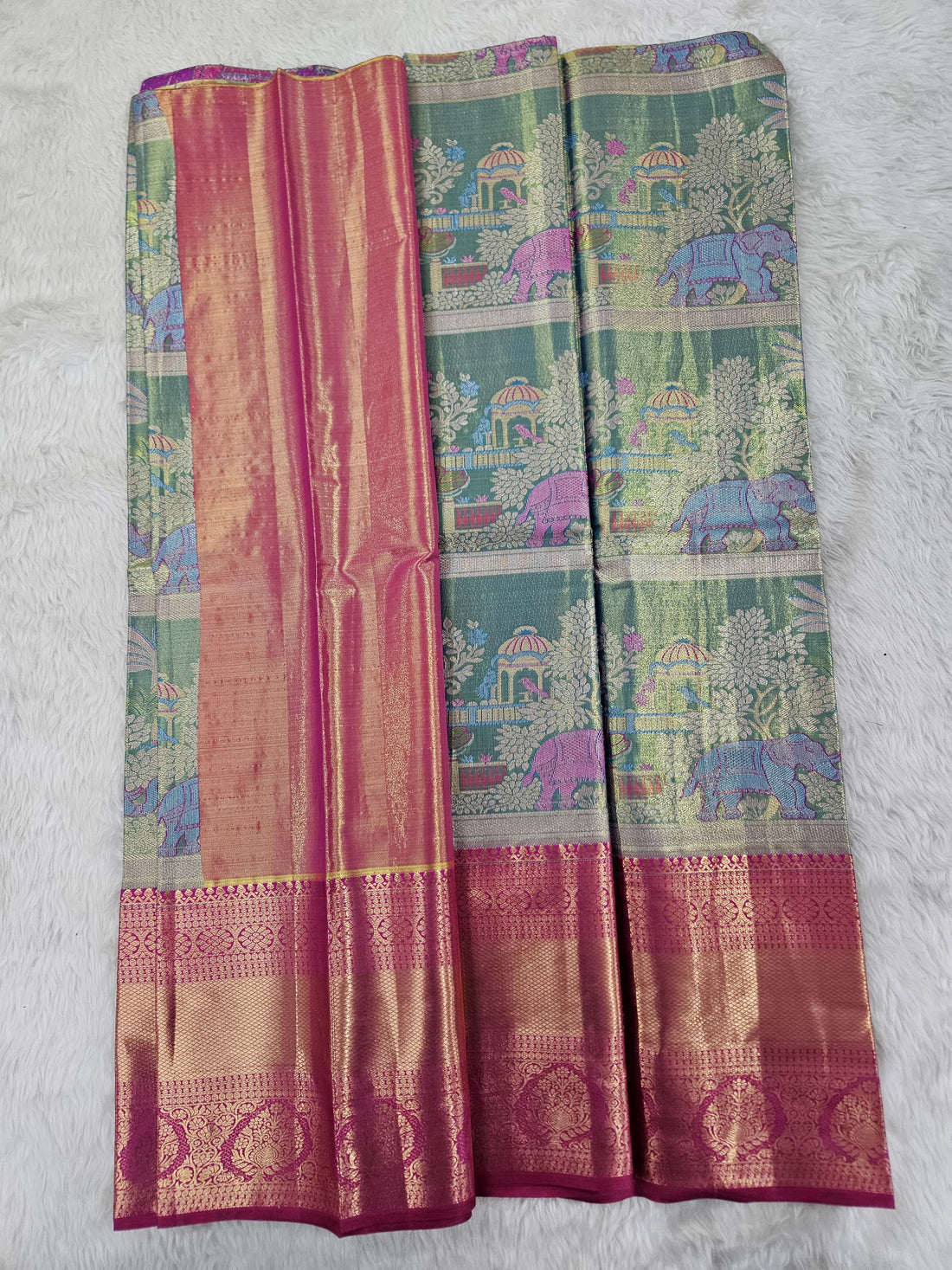 (5–10 Year) Lehenga – Unstitched (Blouse + Material)