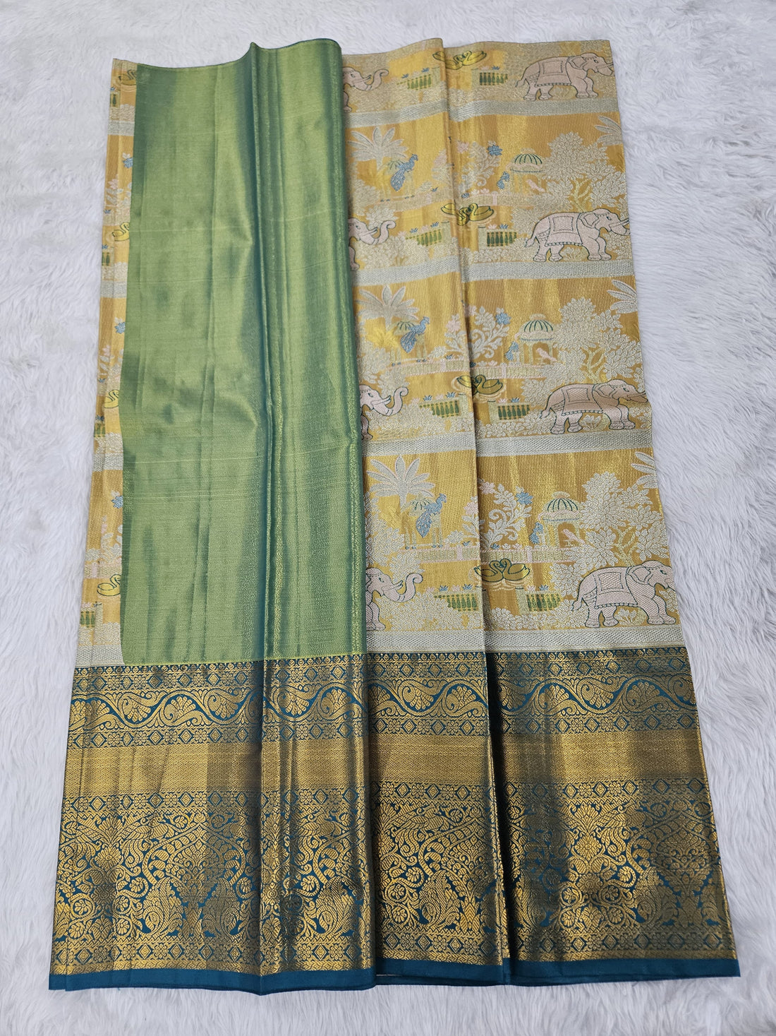 (5–10 Year) Lehenga – Unstitched (Blouse + Material)