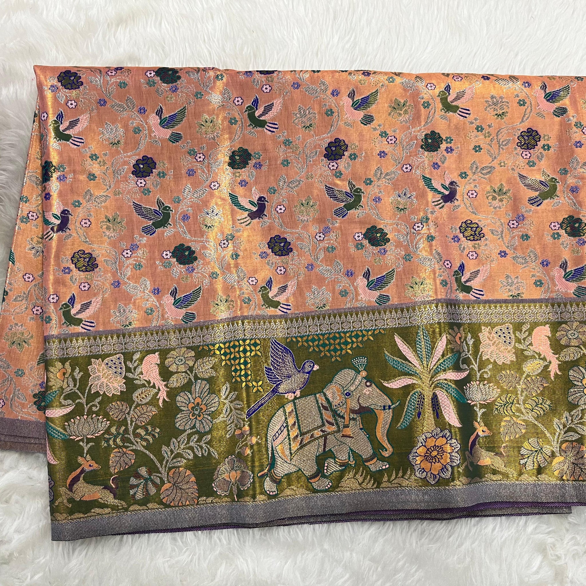 (2–5  Year) Lehenga – Unstitched (Blouse + Material)