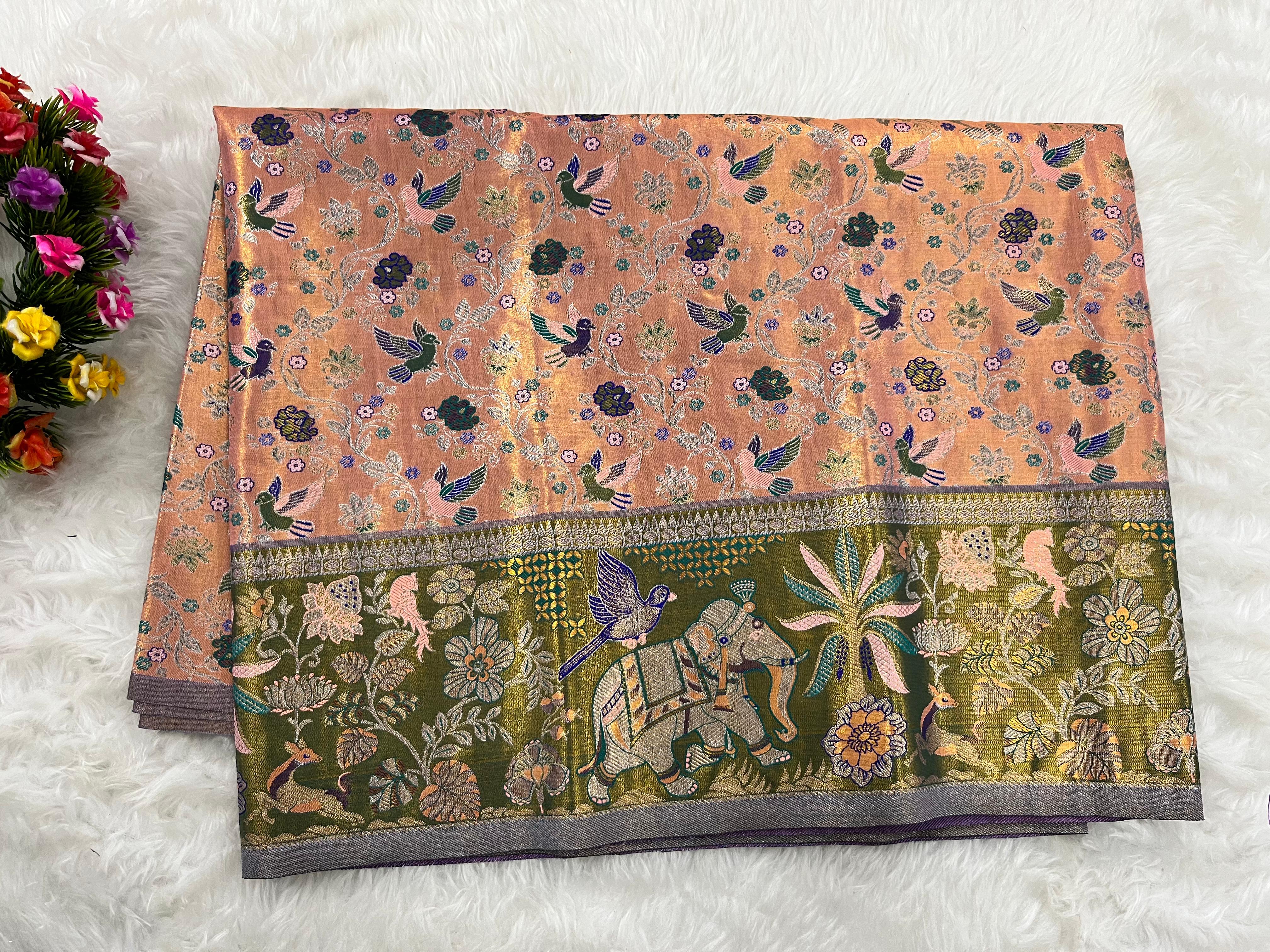 (2–5  Year) Lehenga – Unstitched (Blouse + Material)