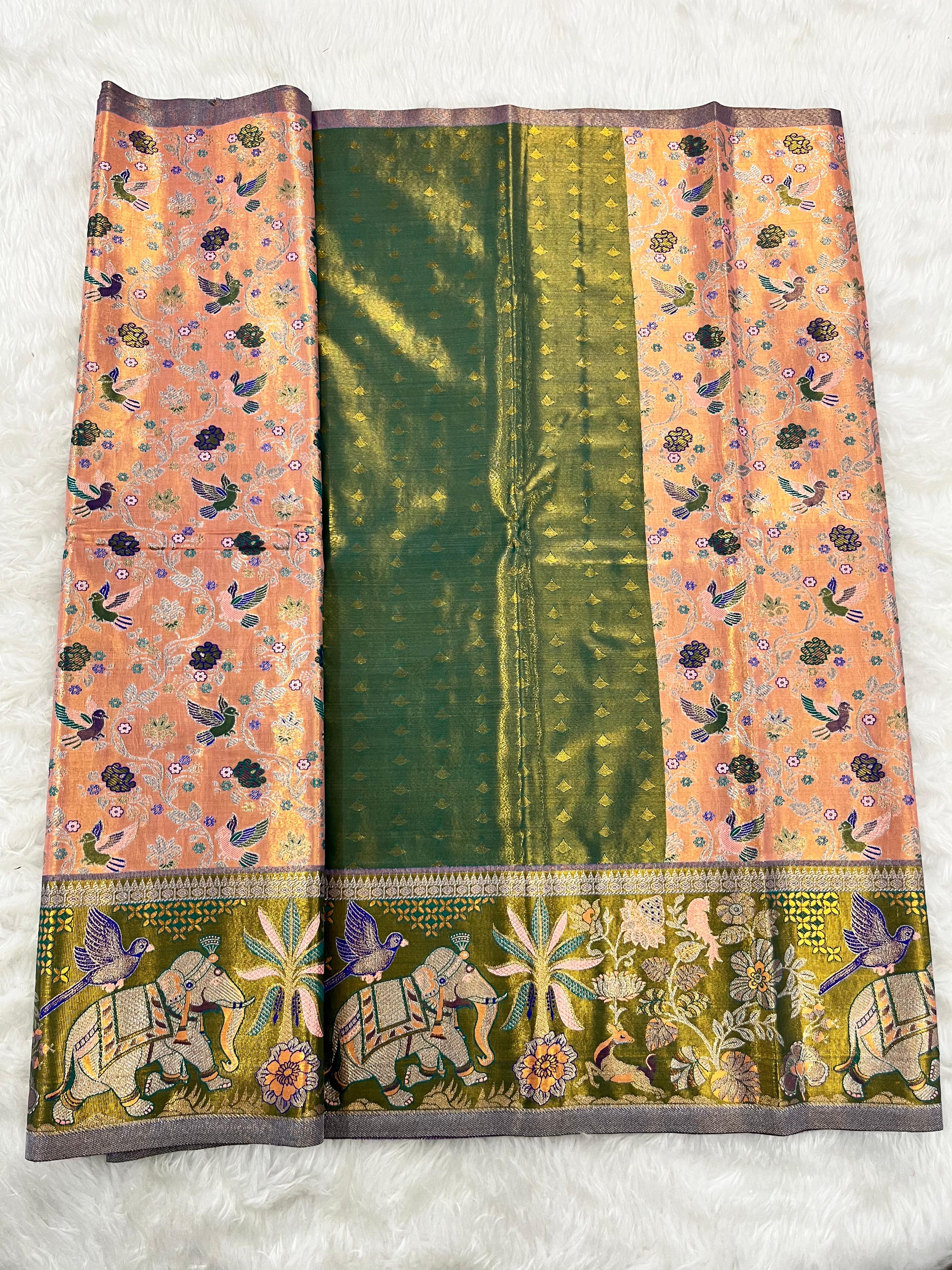 (2–5  Year) Lehenga – Unstitched (Blouse + Material)